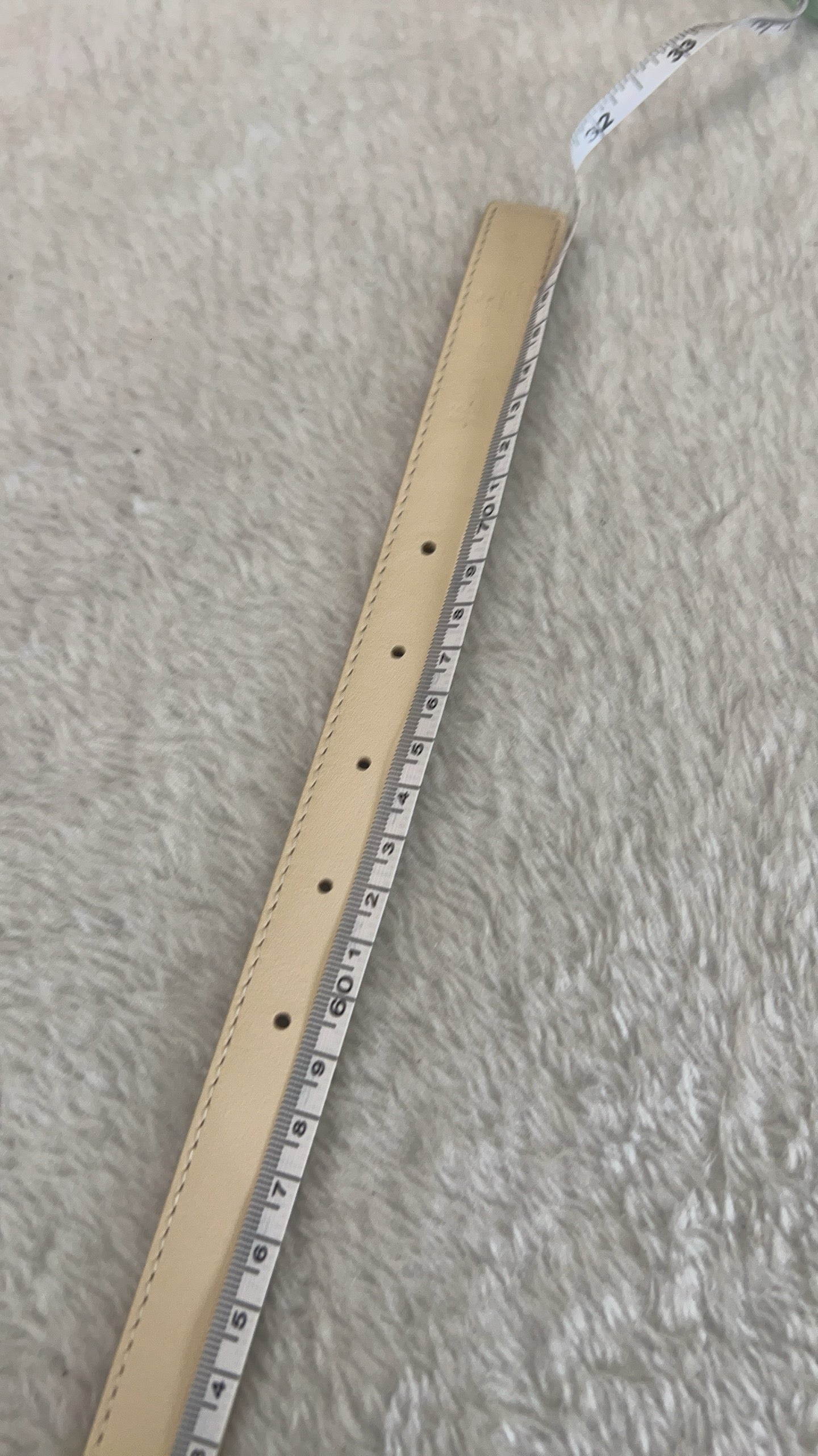 Louis Vuitton White Belt