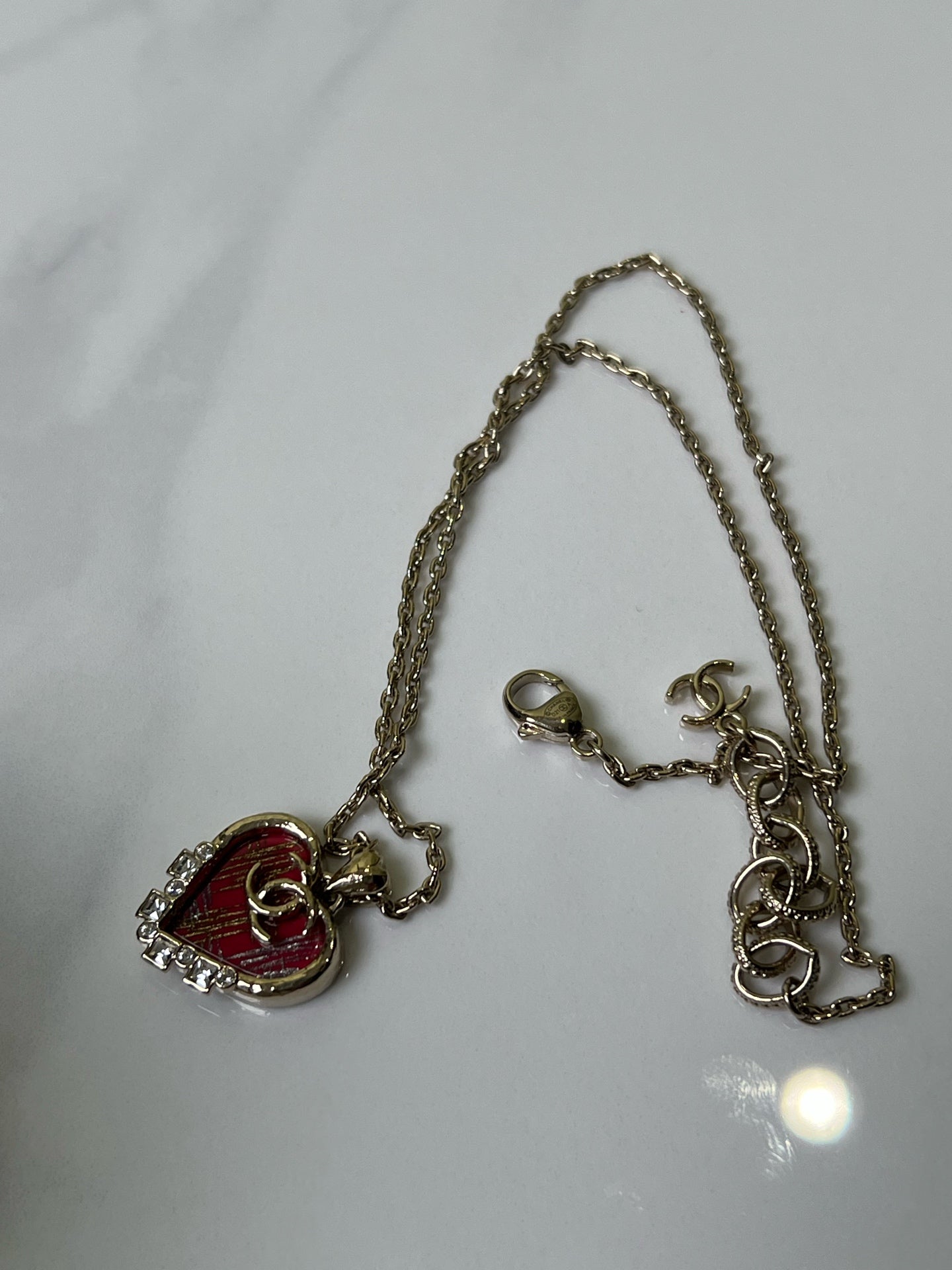 Chanel Red Necklace