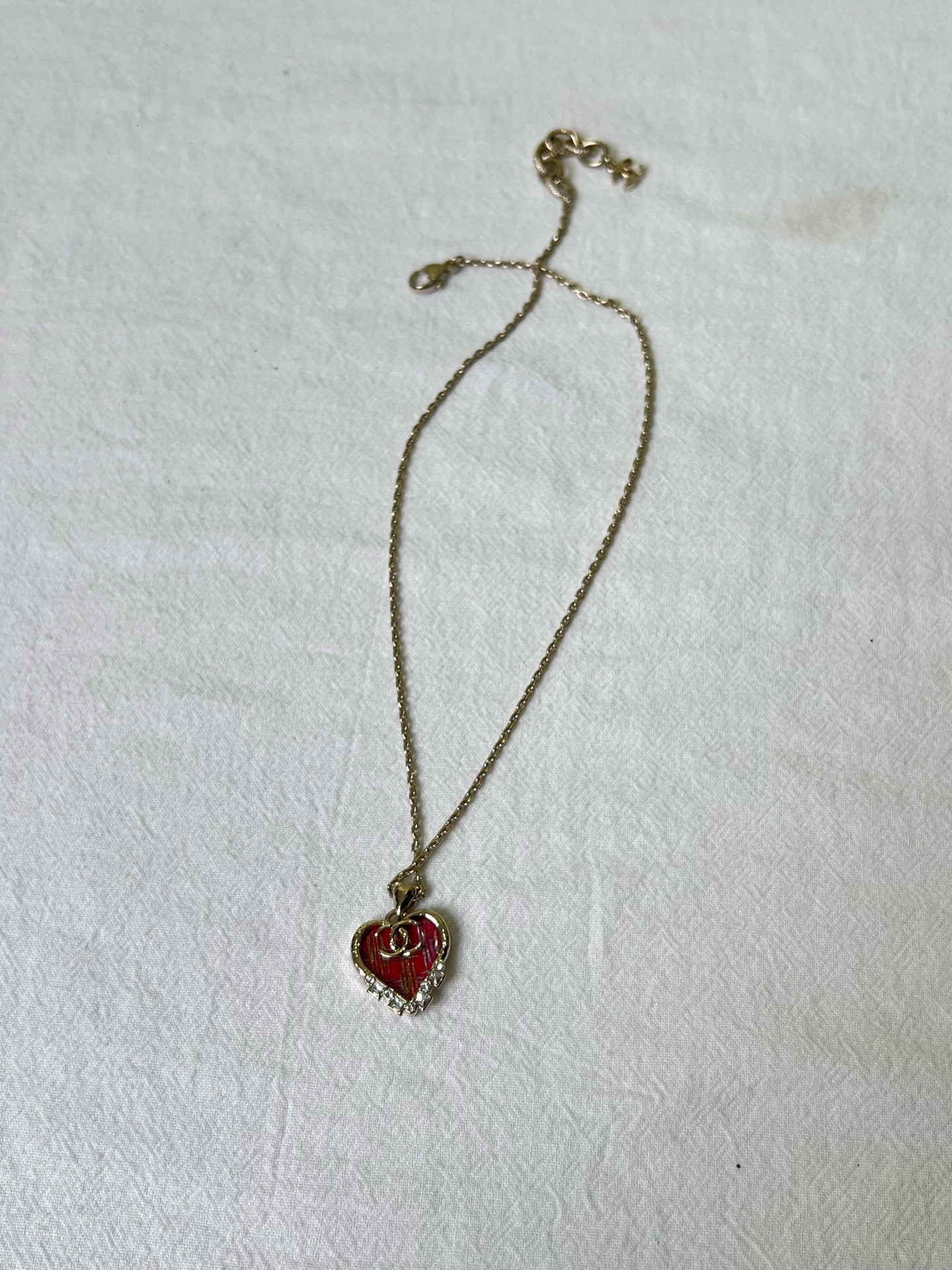 Chanel Red Necklace