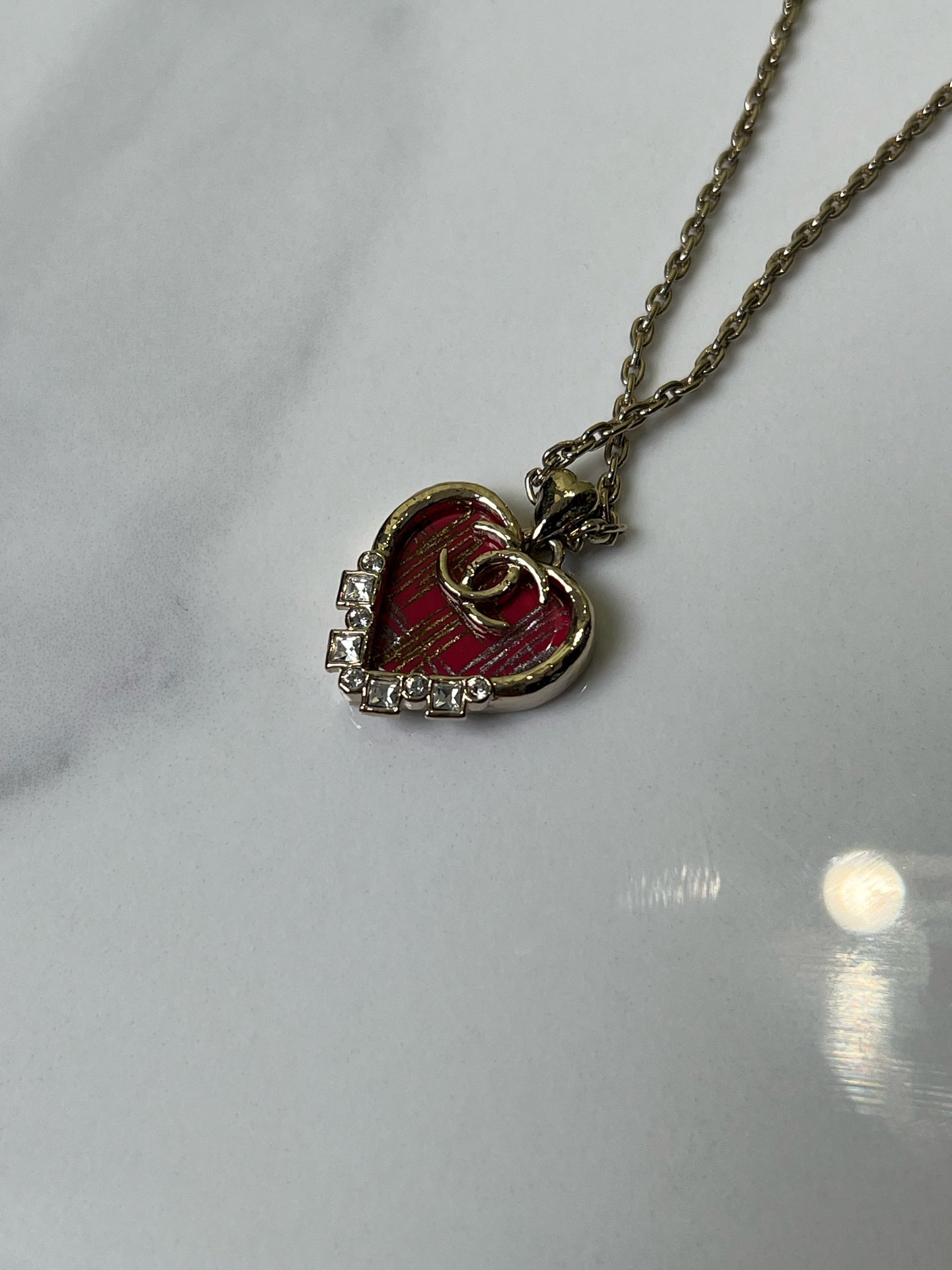 Chanel Red Necklace