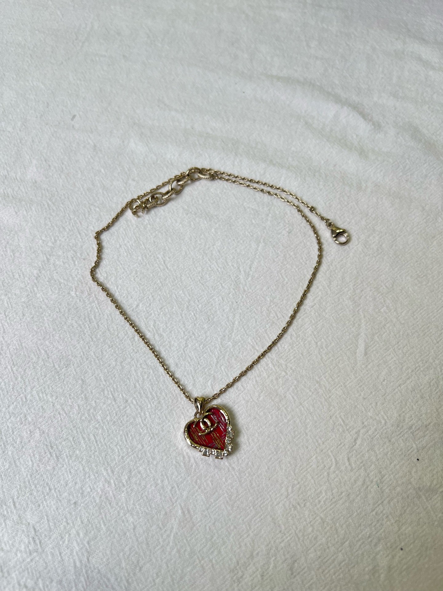 Chanel Red Necklace