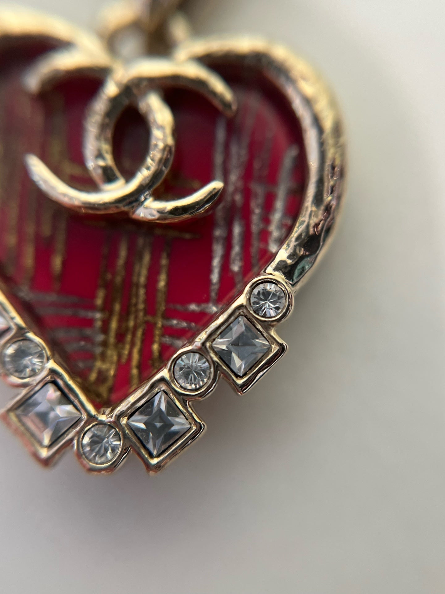 Chanel Red Necklace