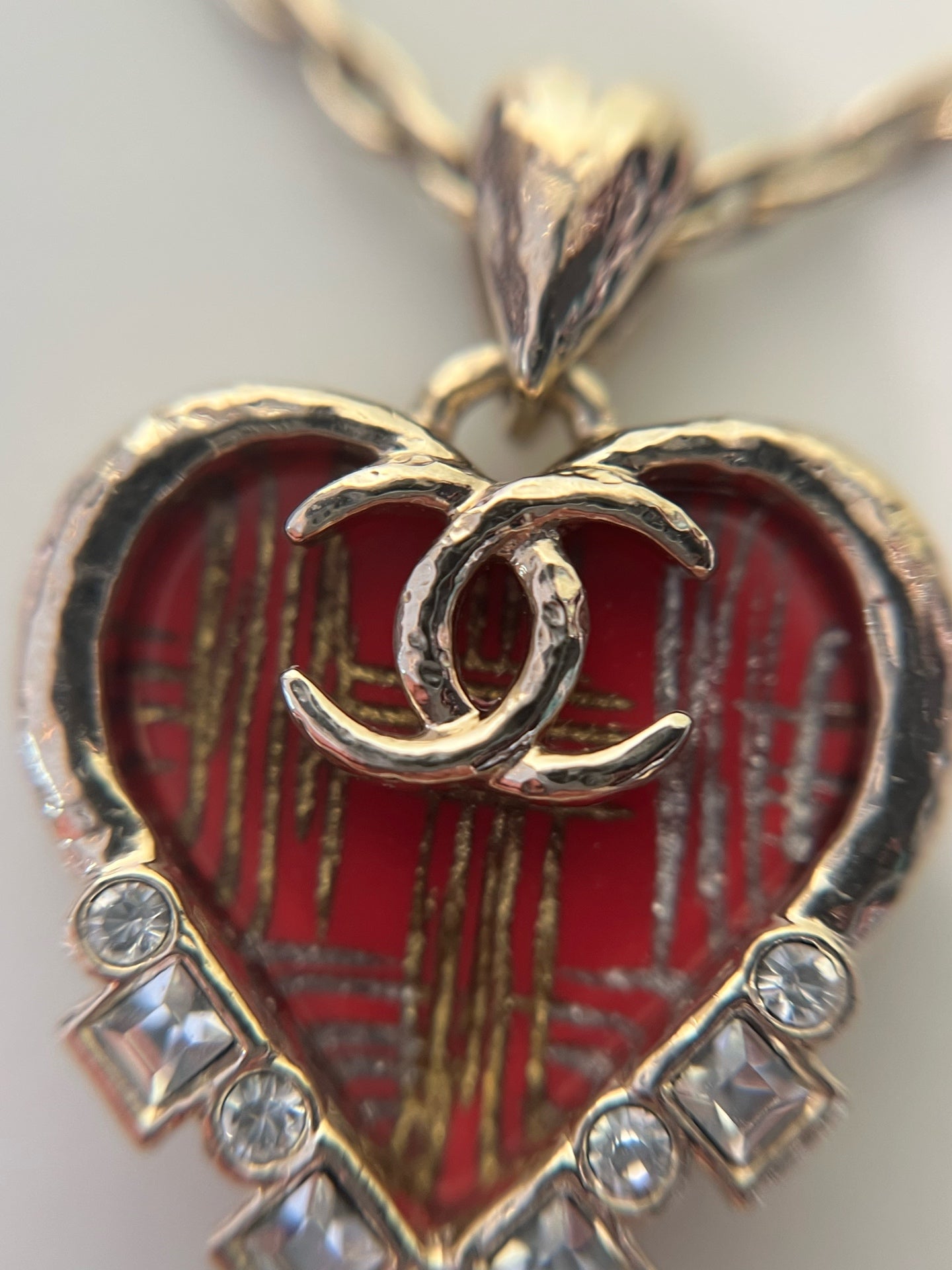 Chanel Red Necklace