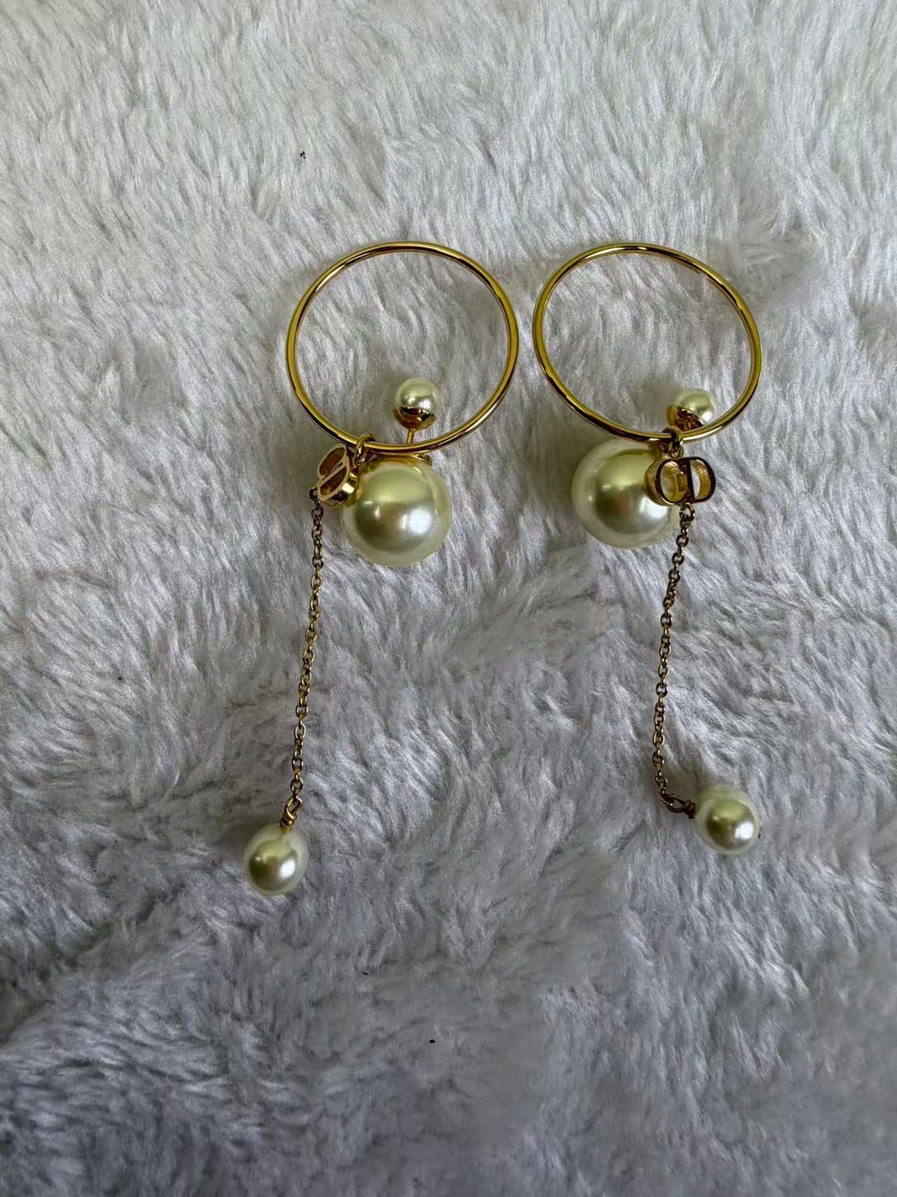 Dior Gold Earrings