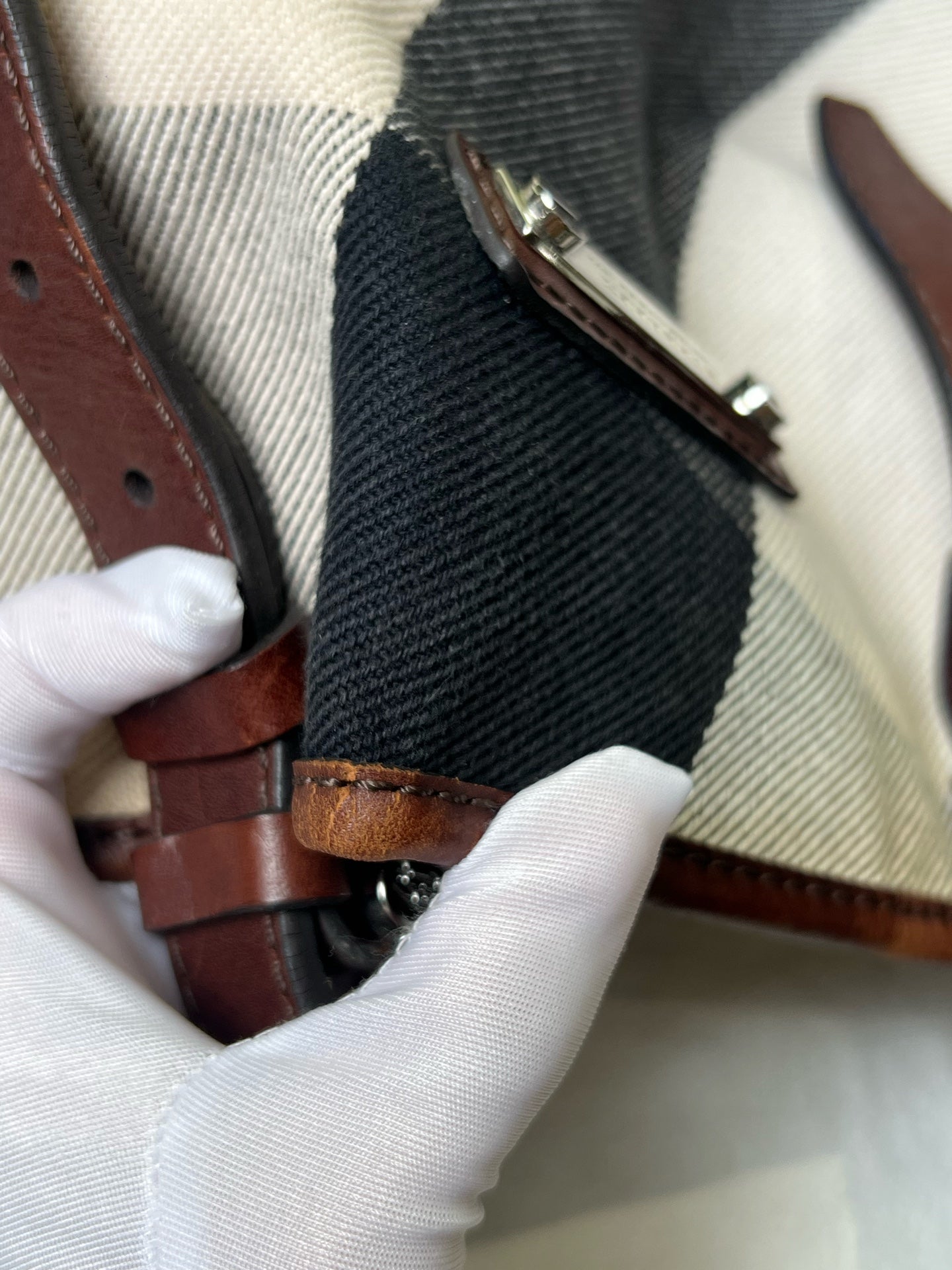 Burberry Canvas Shoulder Bag