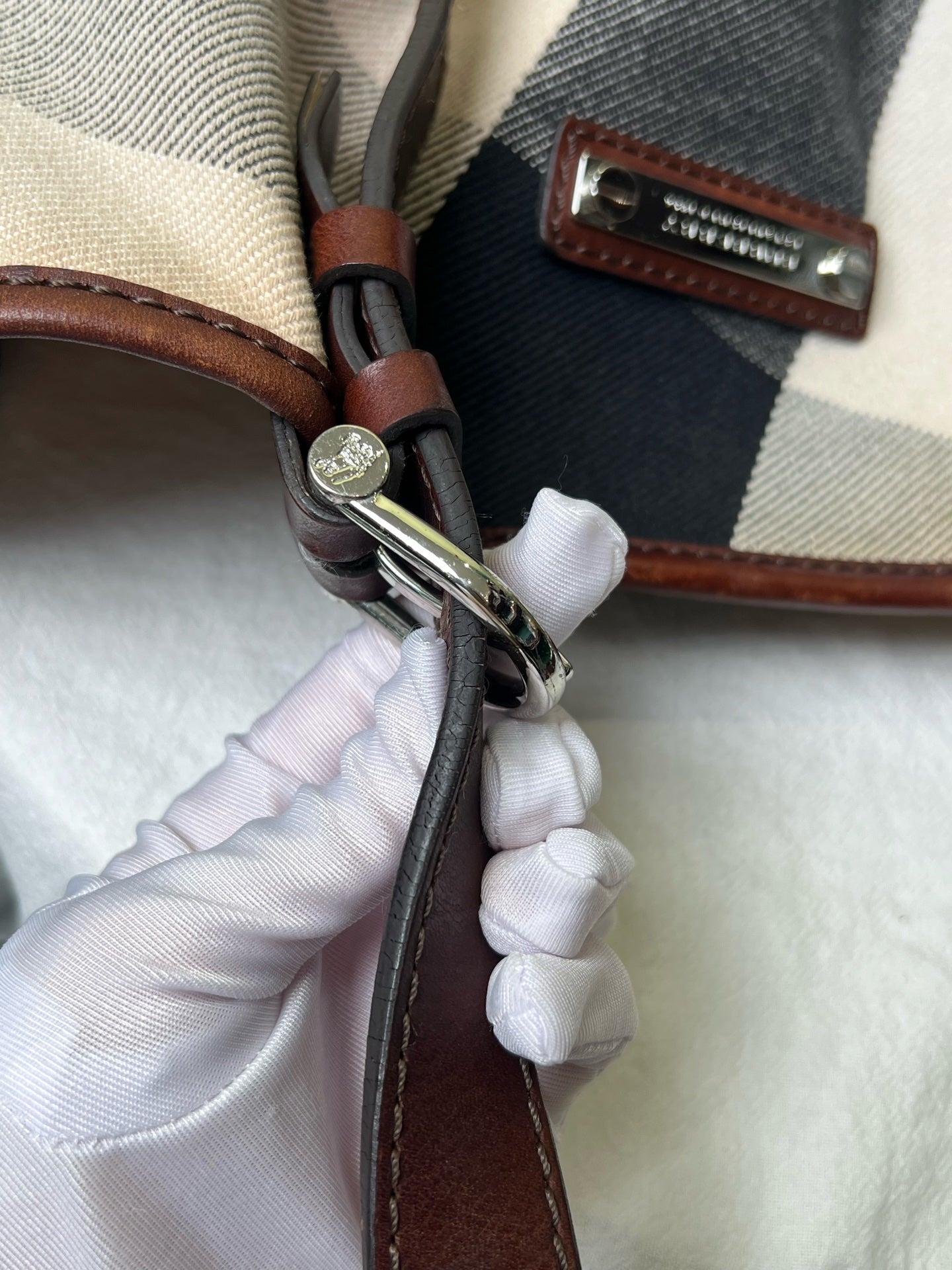 Burberry Canvas Shoulder Bag