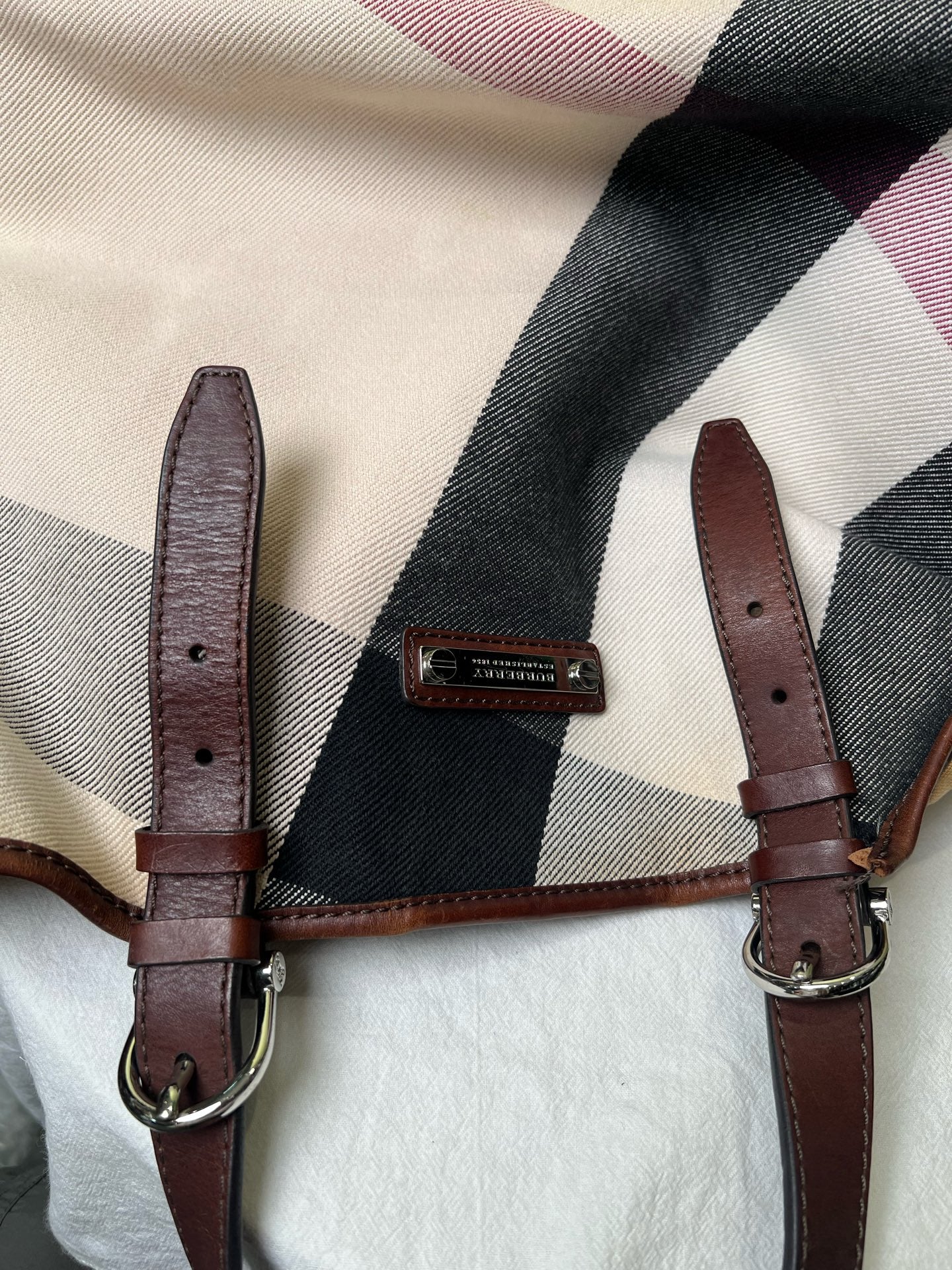 Burberry Canvas Shoulder Bag
