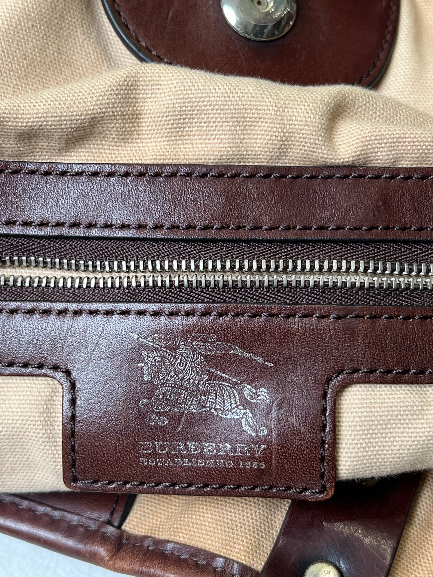 Burberry Canvas Shoulder Bag