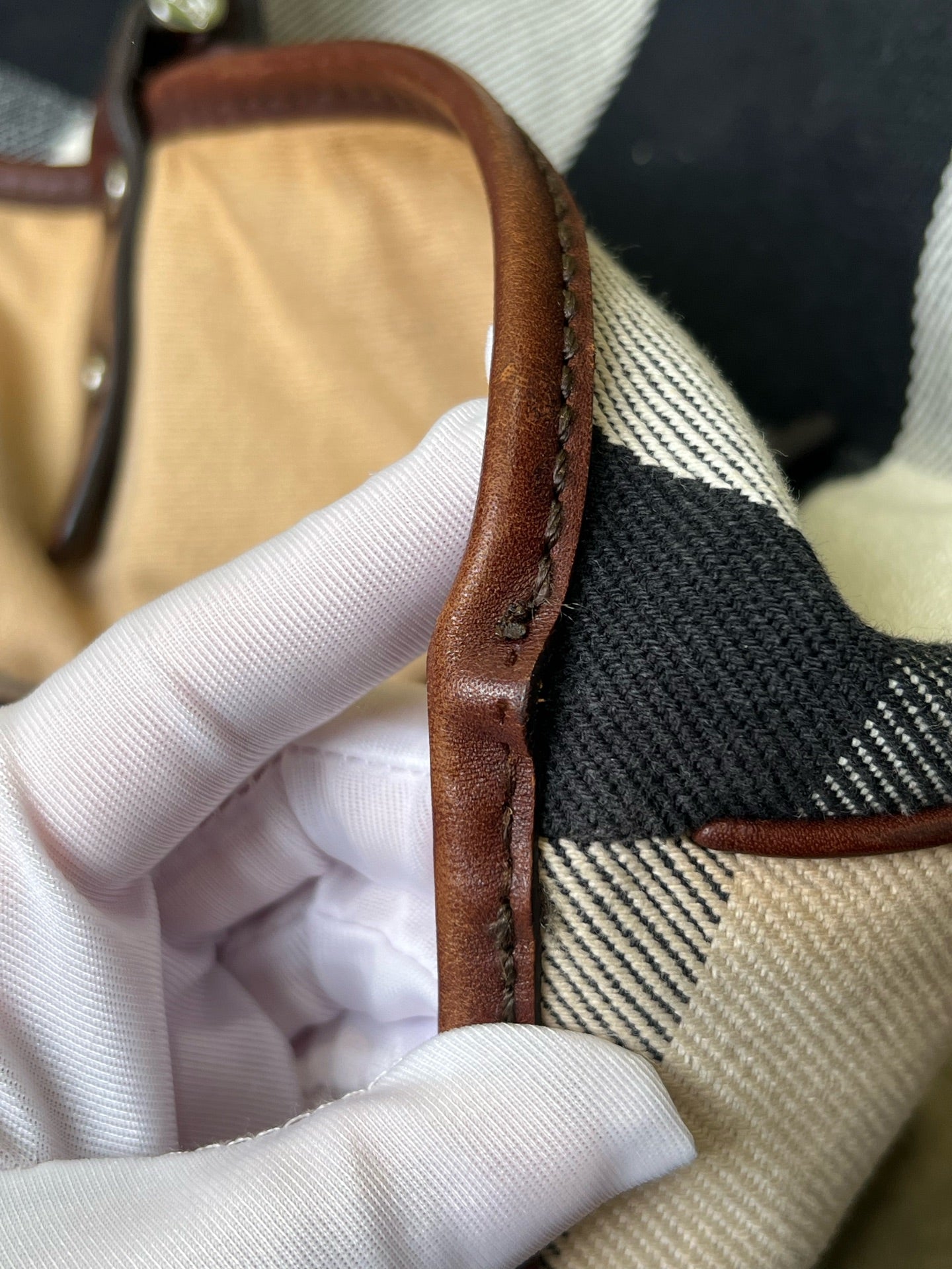 Burberry Canvas Shoulder Bag