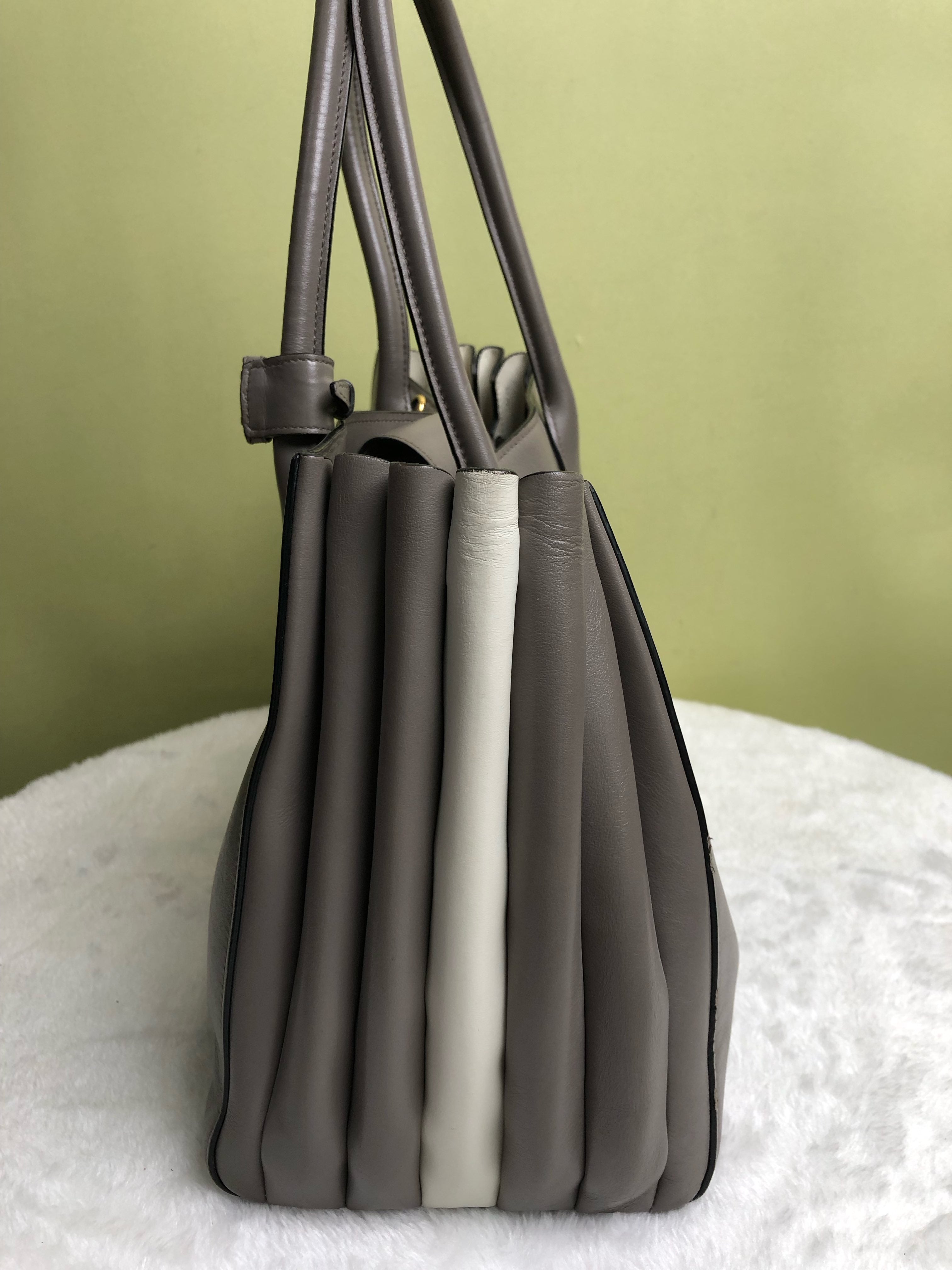 Prada Gray Shoulder Bag