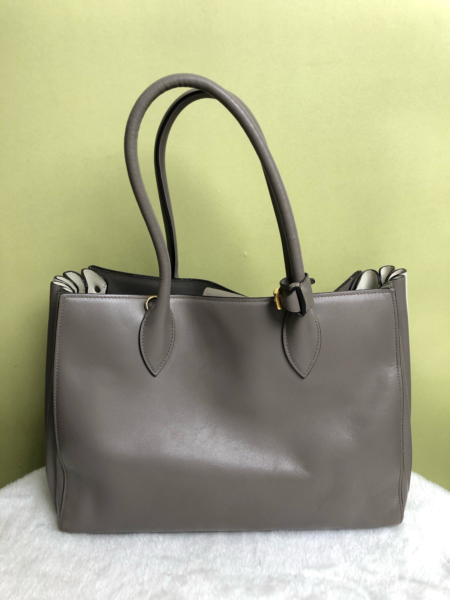 Prada Gray Shoulder Bag