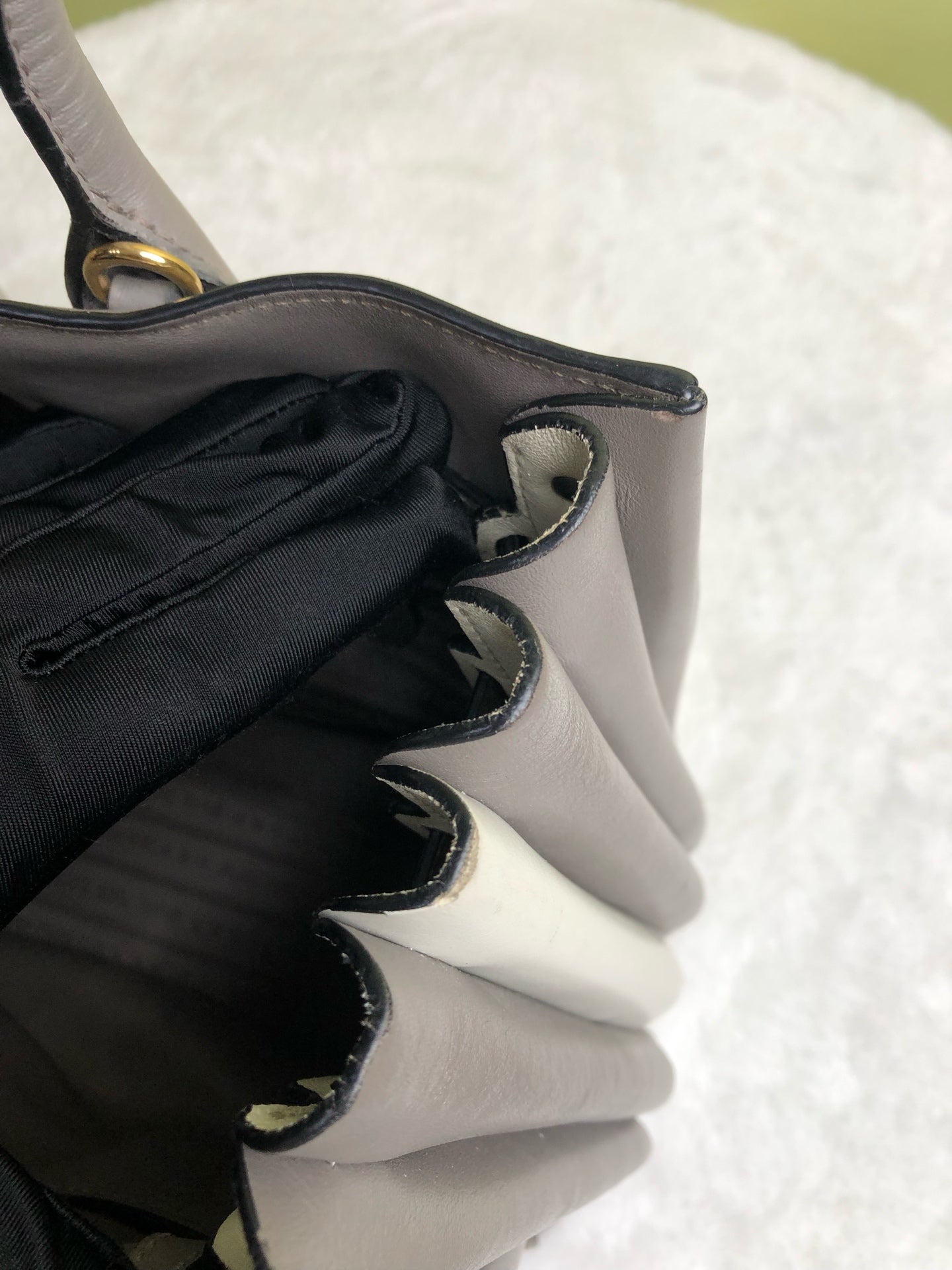 Prada Gray Shoulder Bag
