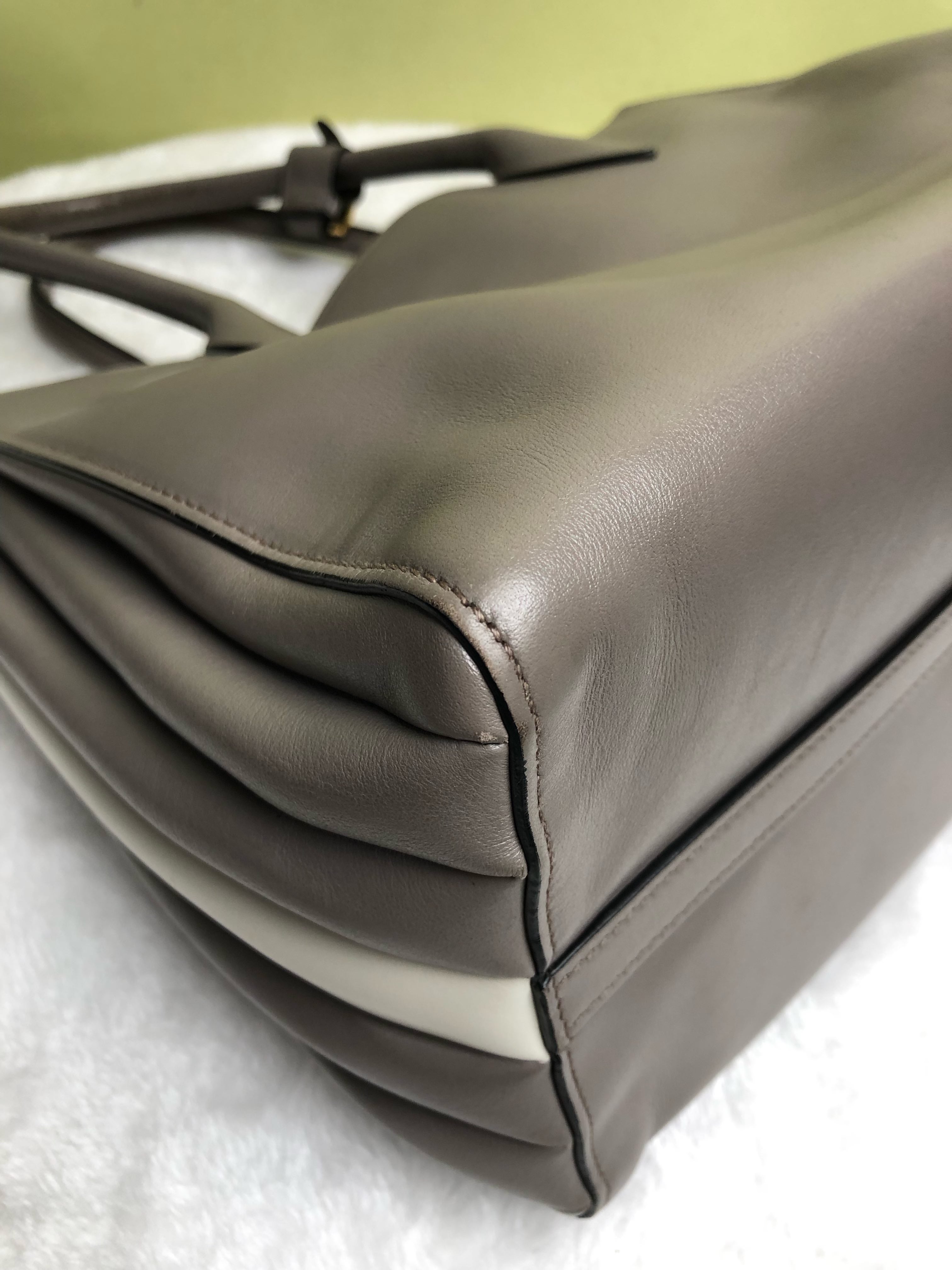 Prada Gray Shoulder Bag