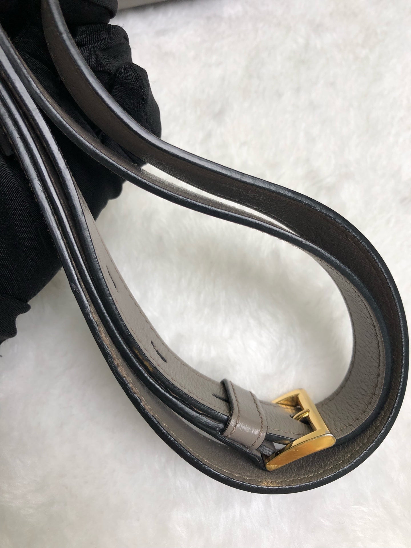 Prada Gray Shoulder Bag