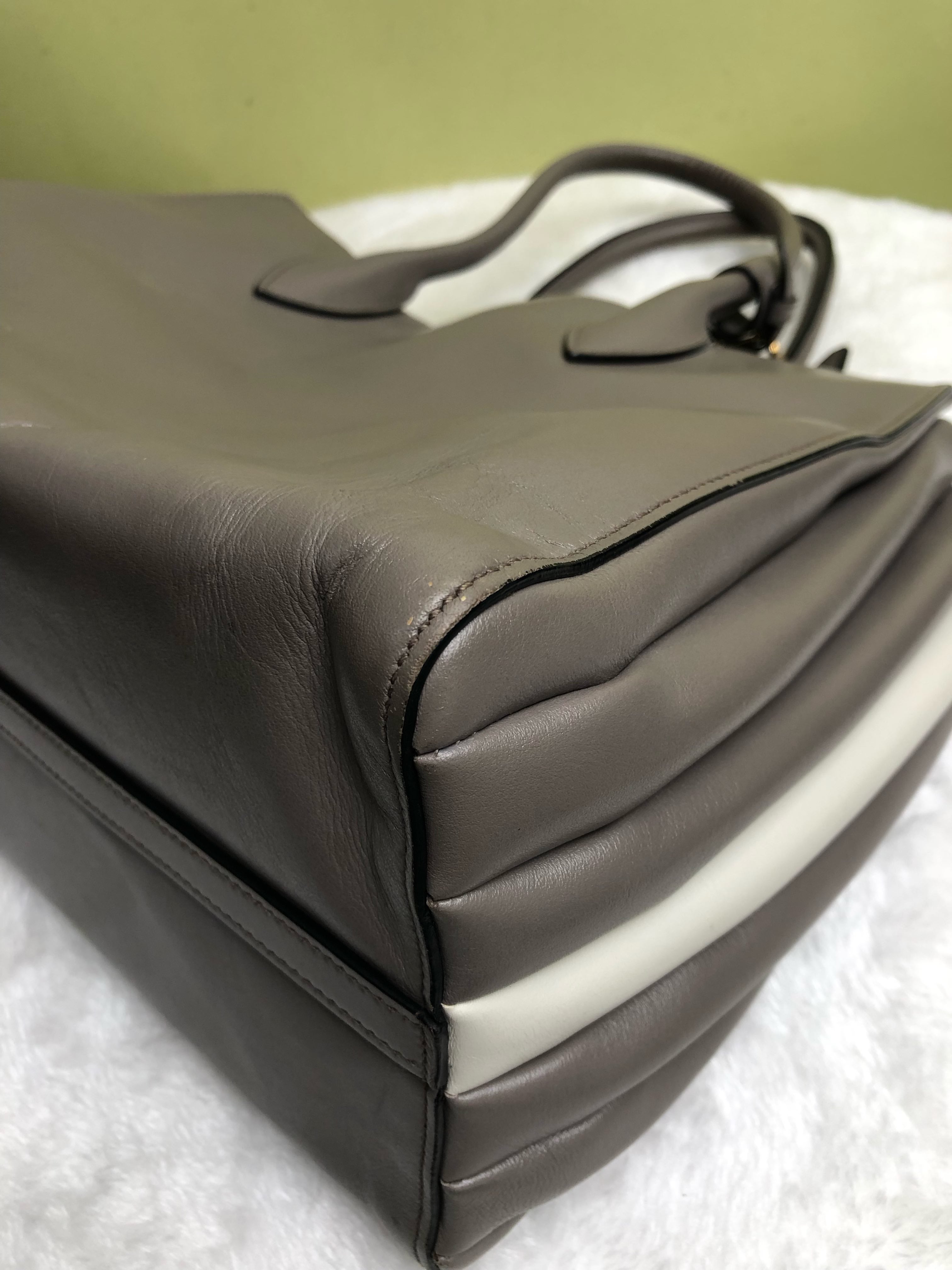 Prada Gray Shoulder Bag