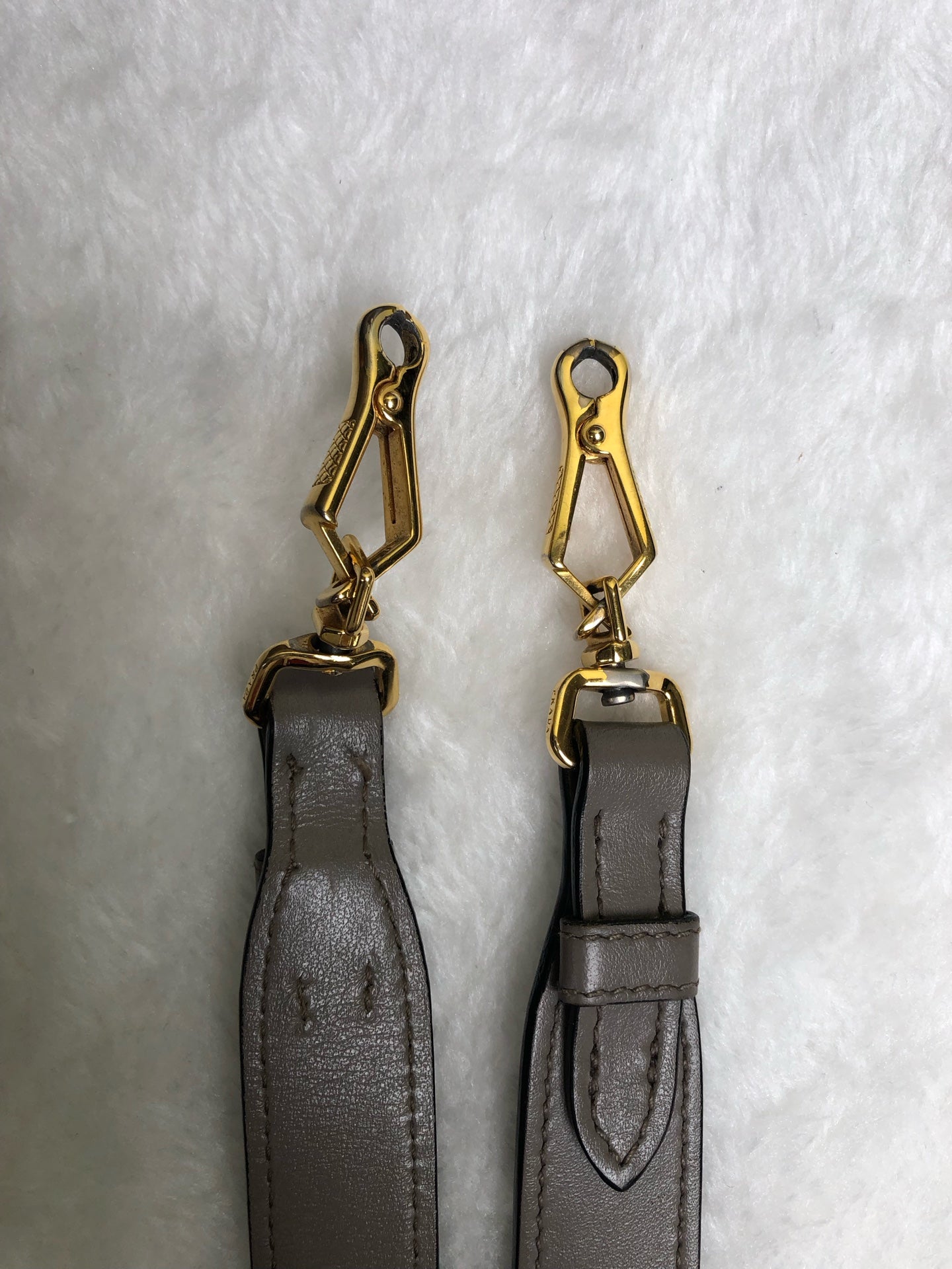 Prada Gray Shoulder Bag