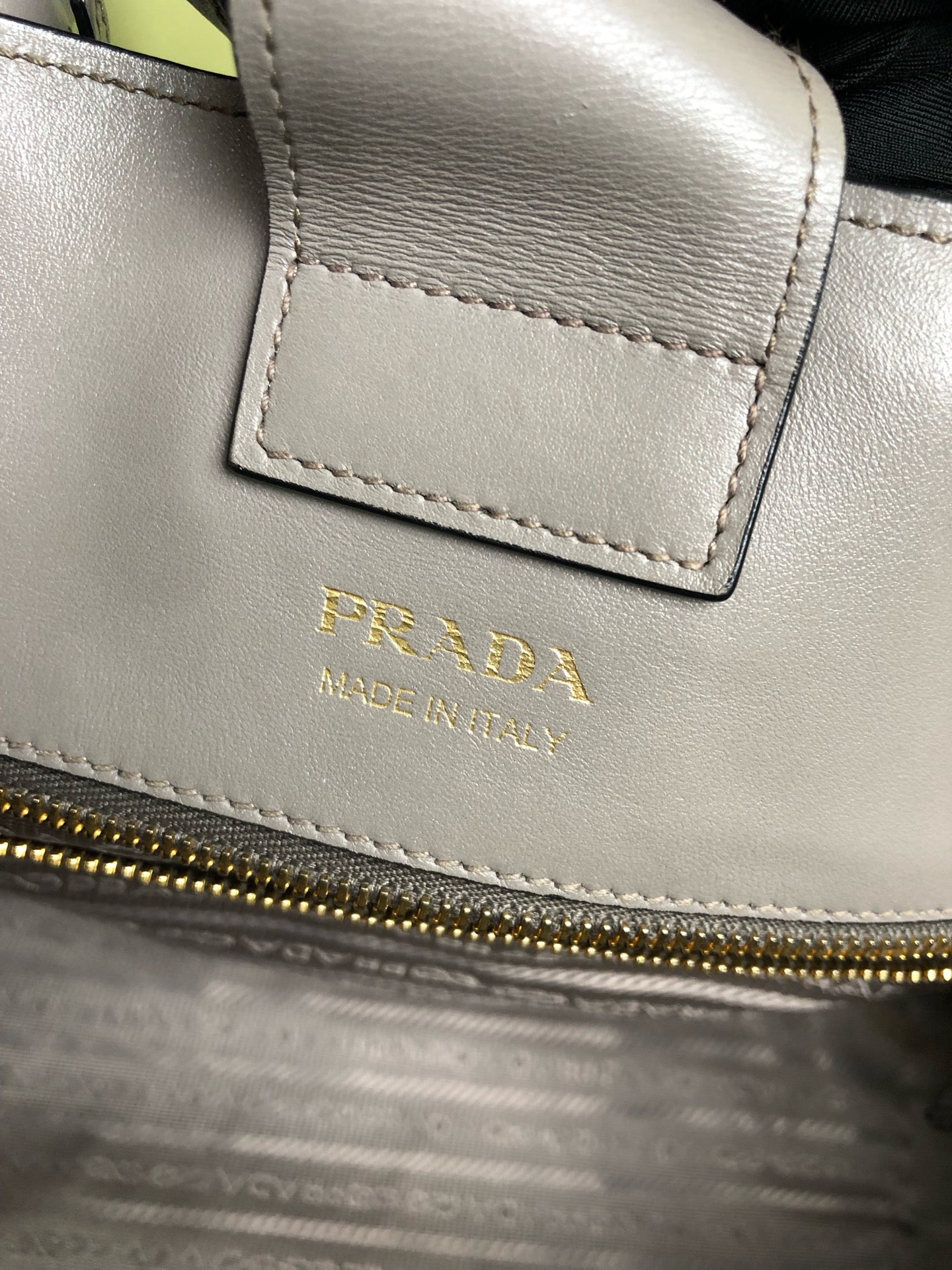 Prada Gray Shoulder Bag