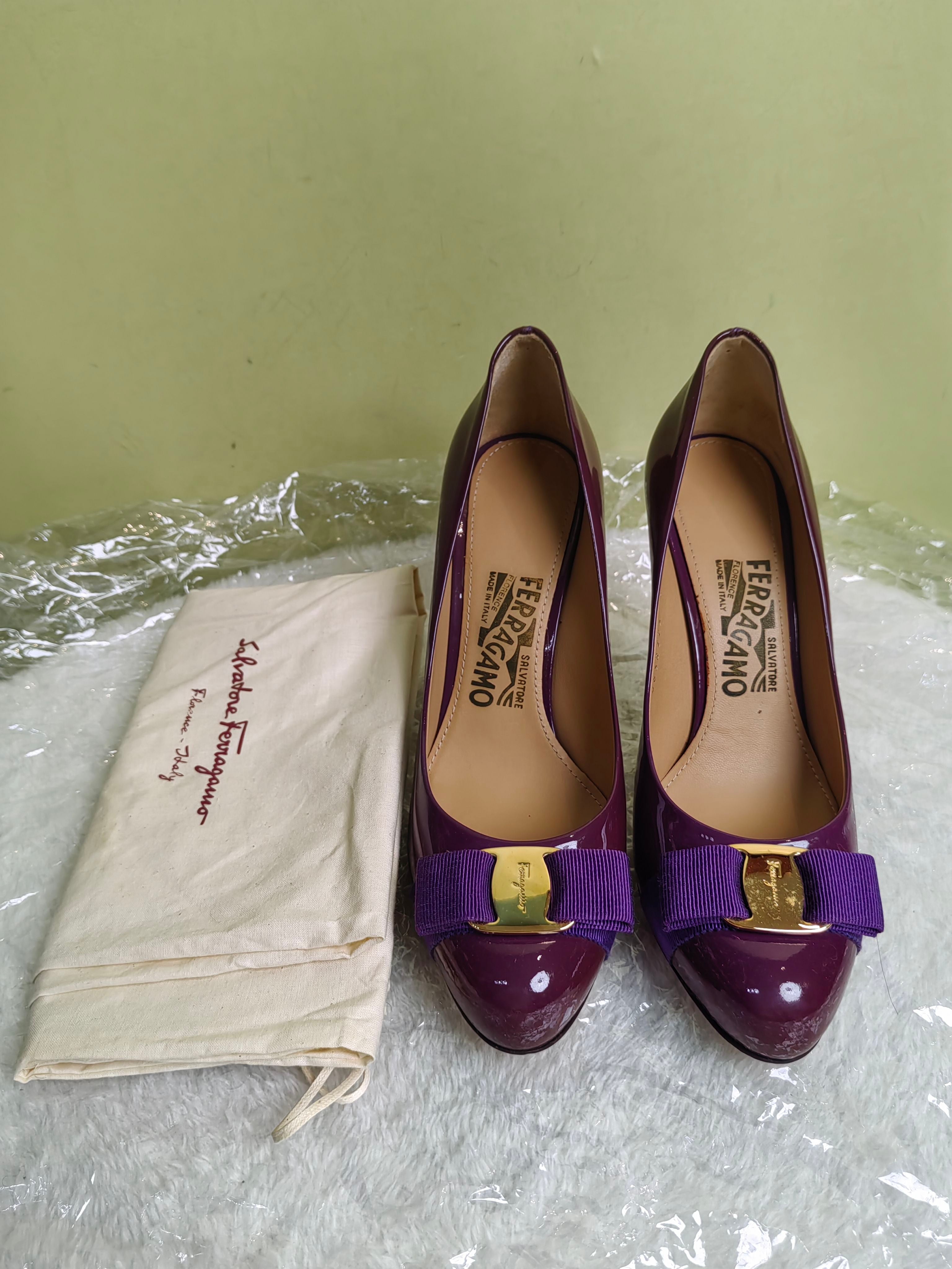 Salvatore Ferragamo Purple High heels
