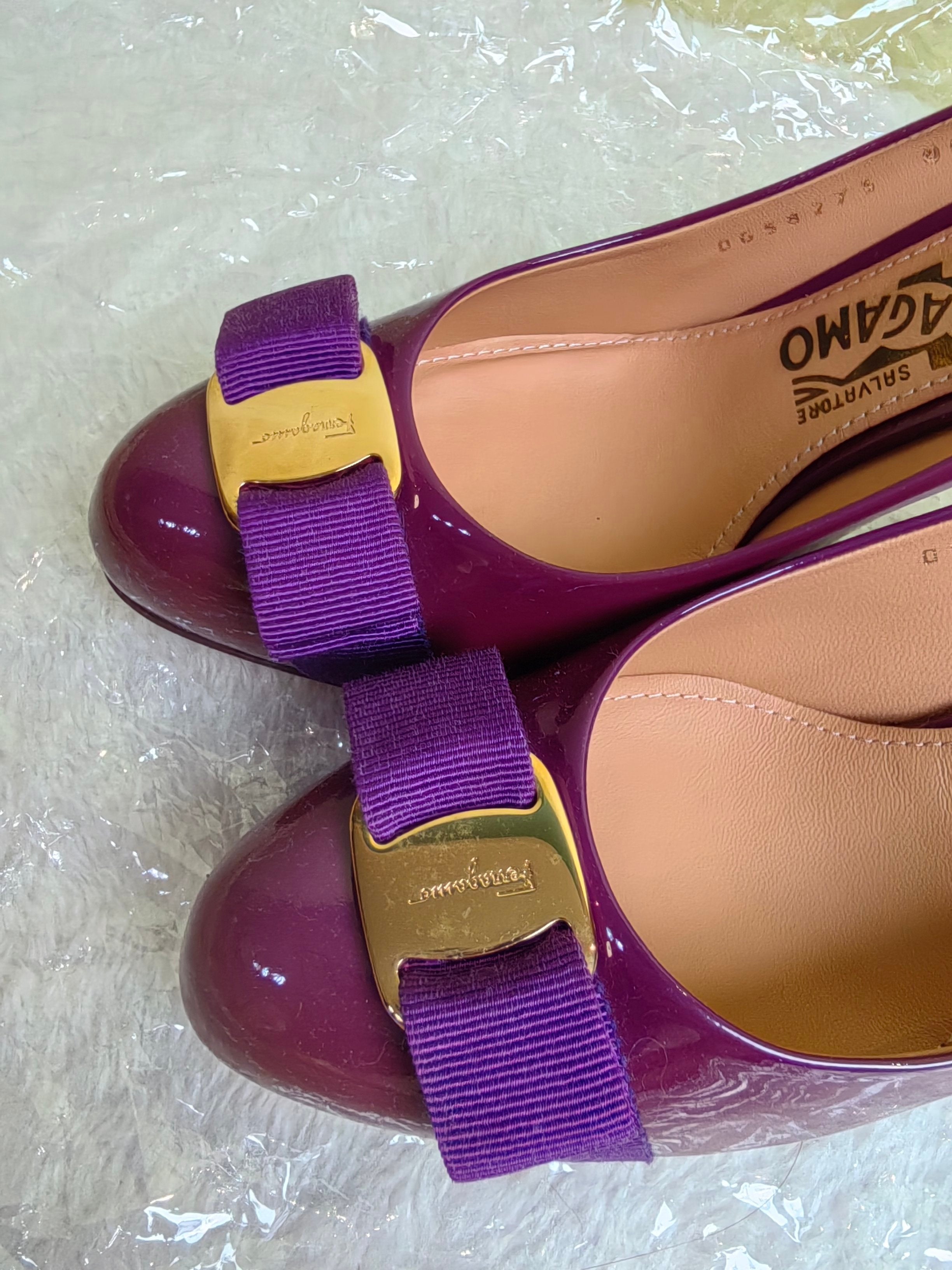 Salvatore Ferragamo Purple High heels