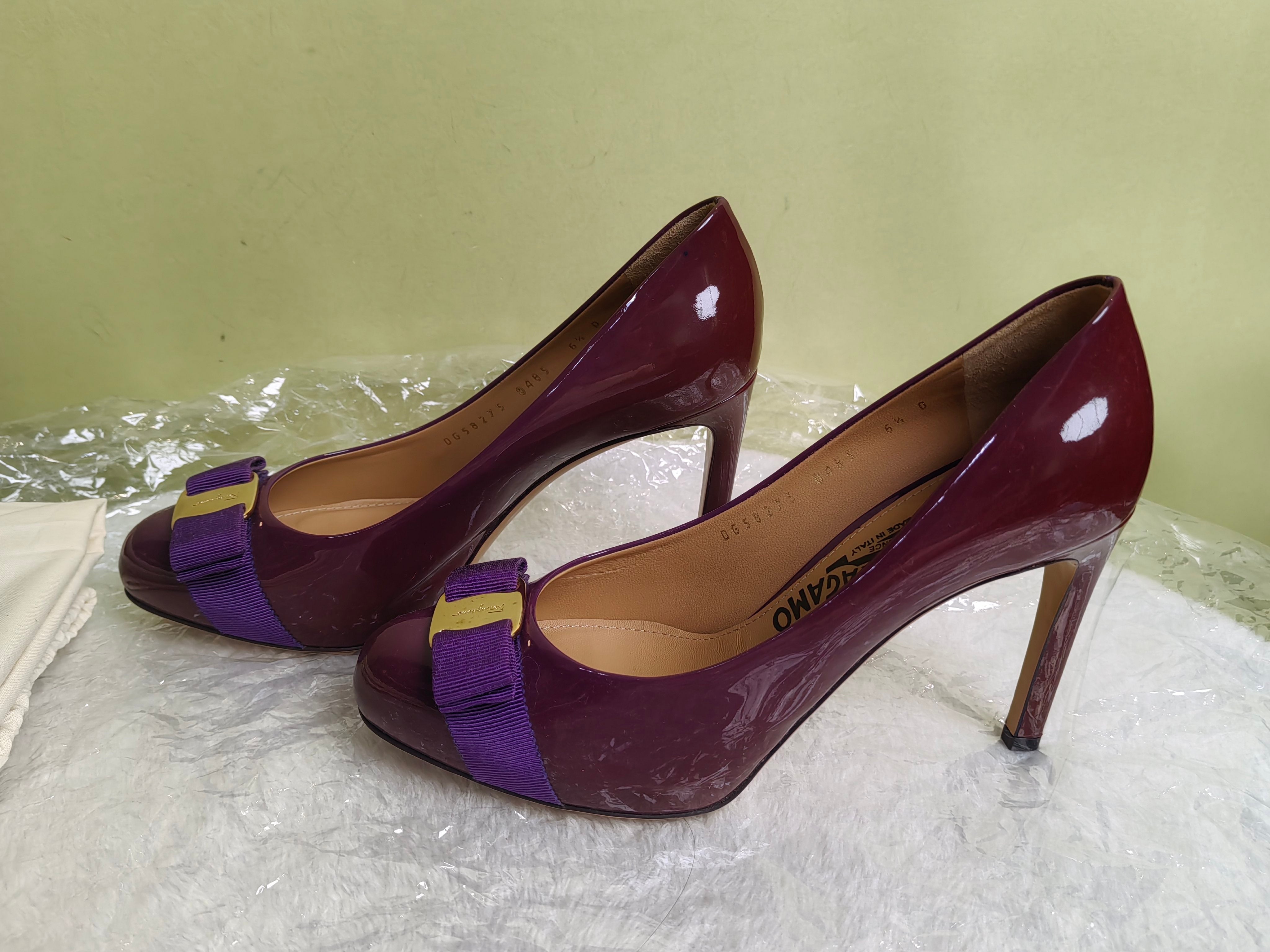 Salvatore Ferragamo Purple High heels