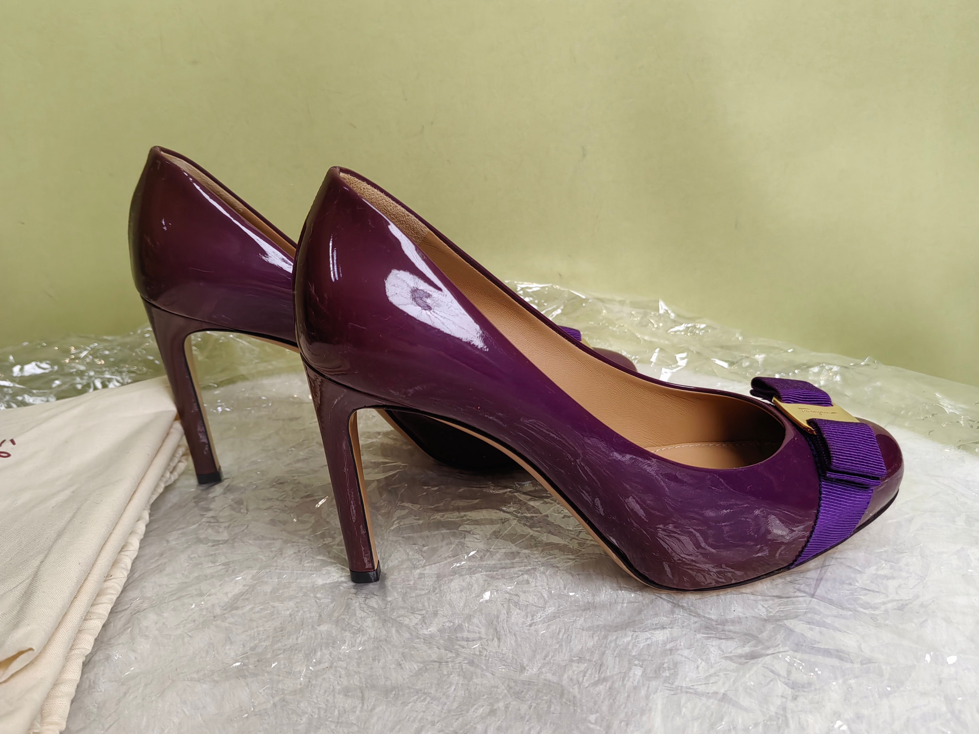 Salvatore Ferragamo Purple High heels