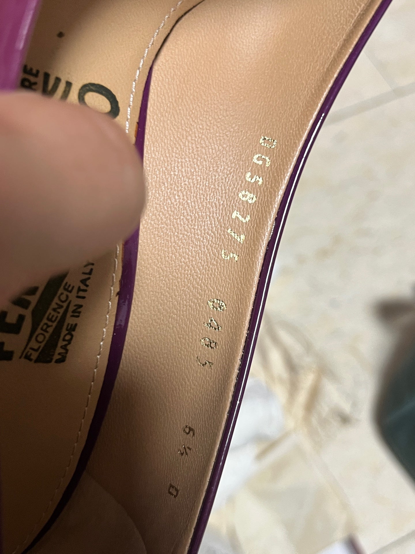 Salvatore Ferragamo Purple High heels