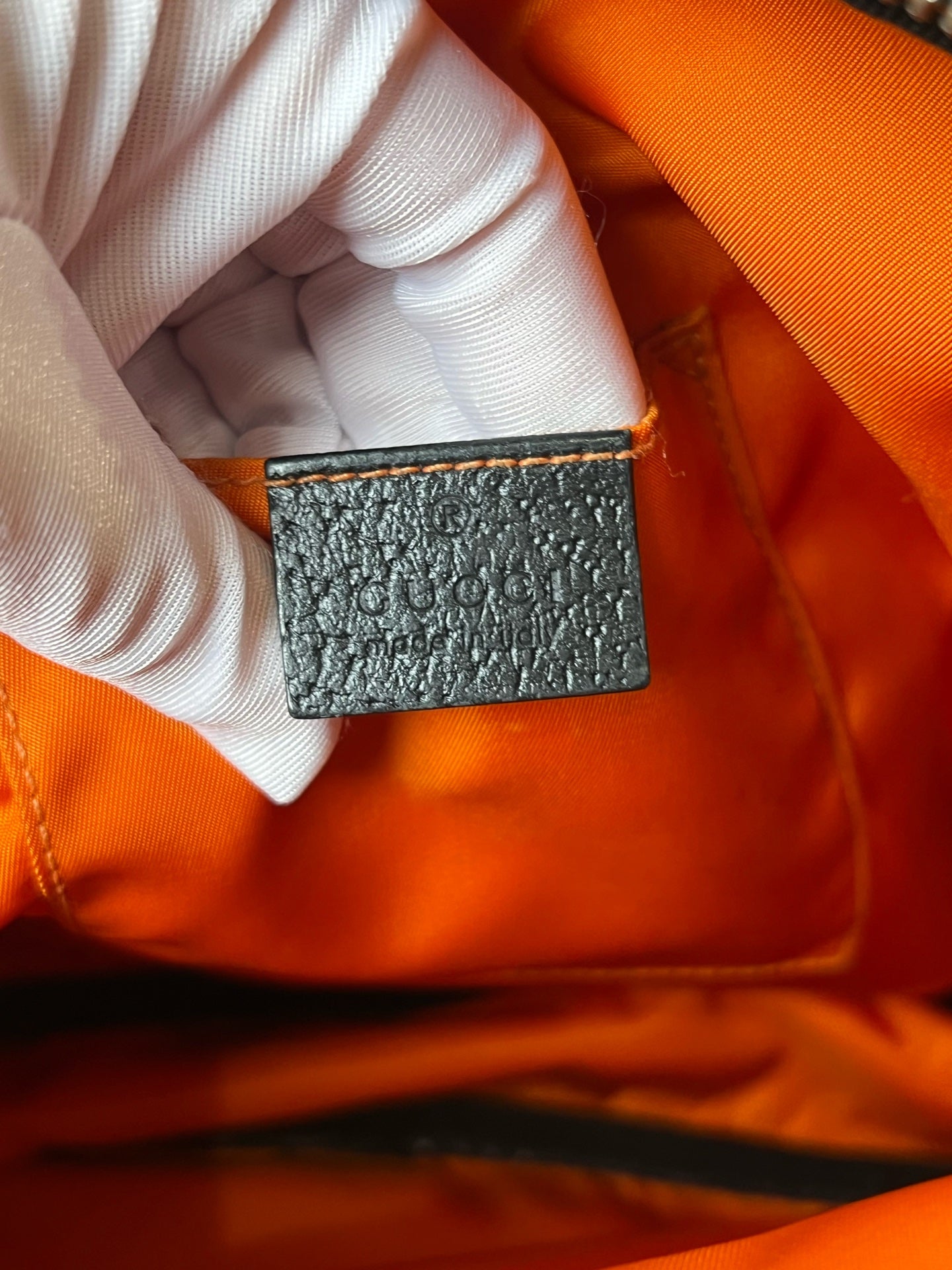 Gucci Orange Messenger Bag