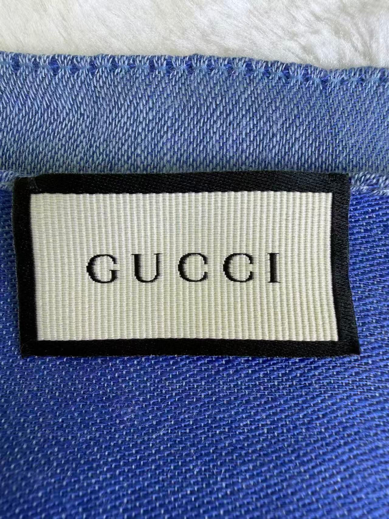 Gucci Blue Scarf