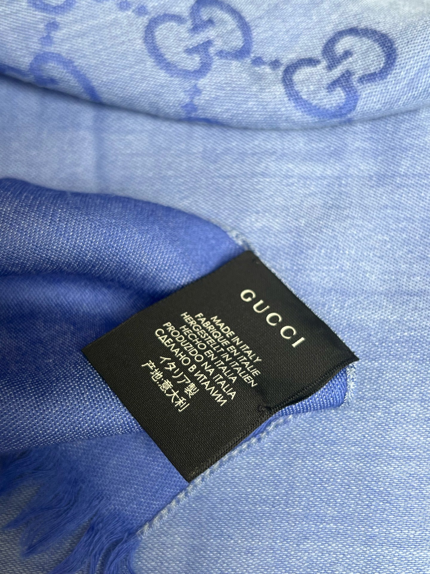 Gucci Blue Scarf