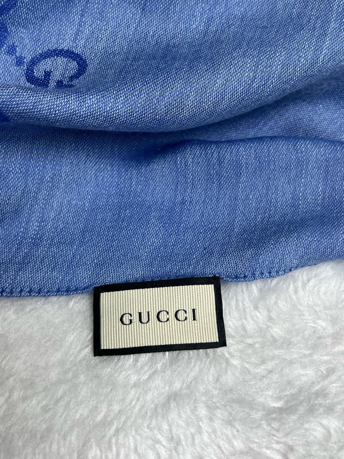 Gucci Blue Scarf