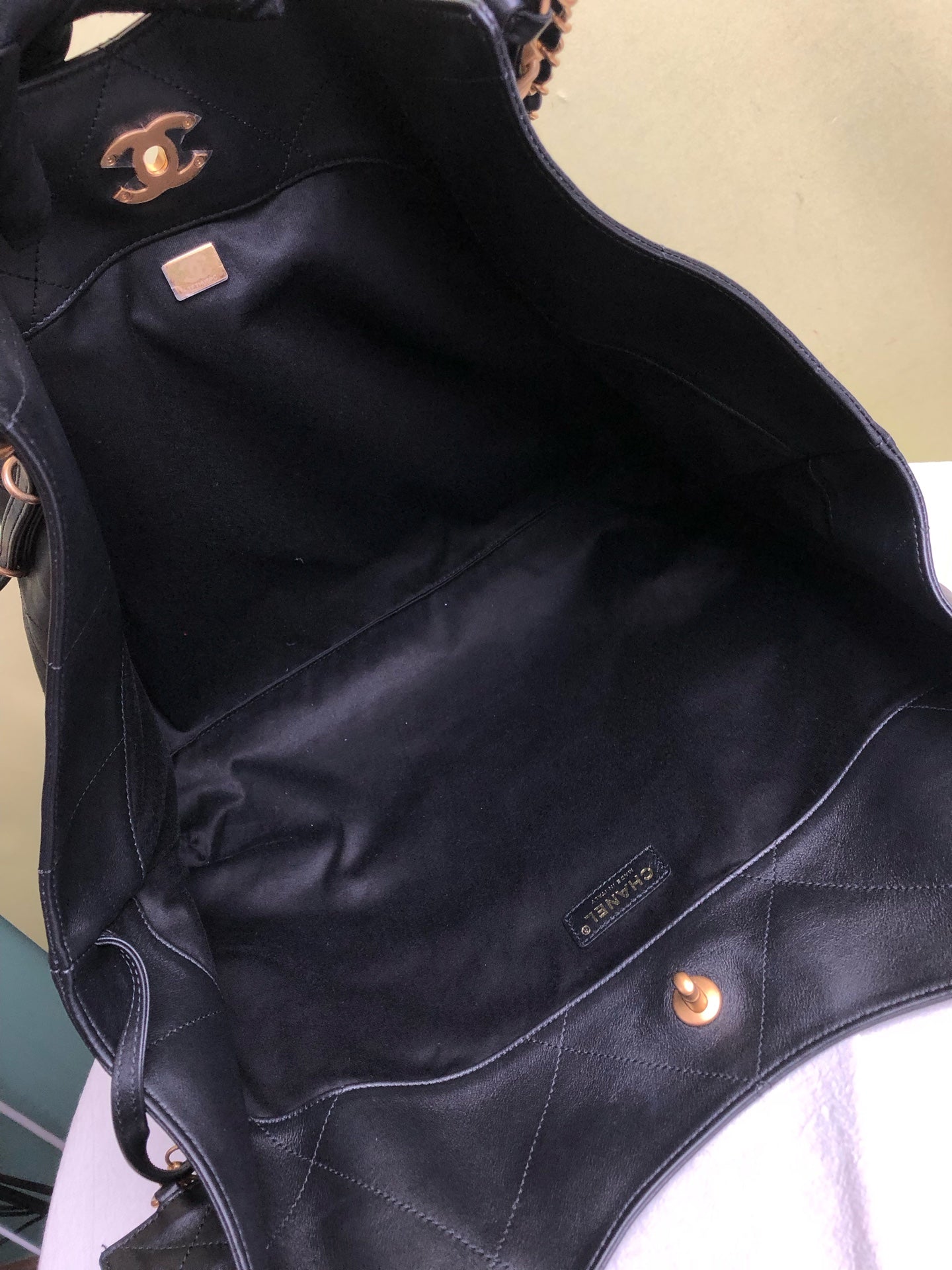 Chanel Metal Black Tote