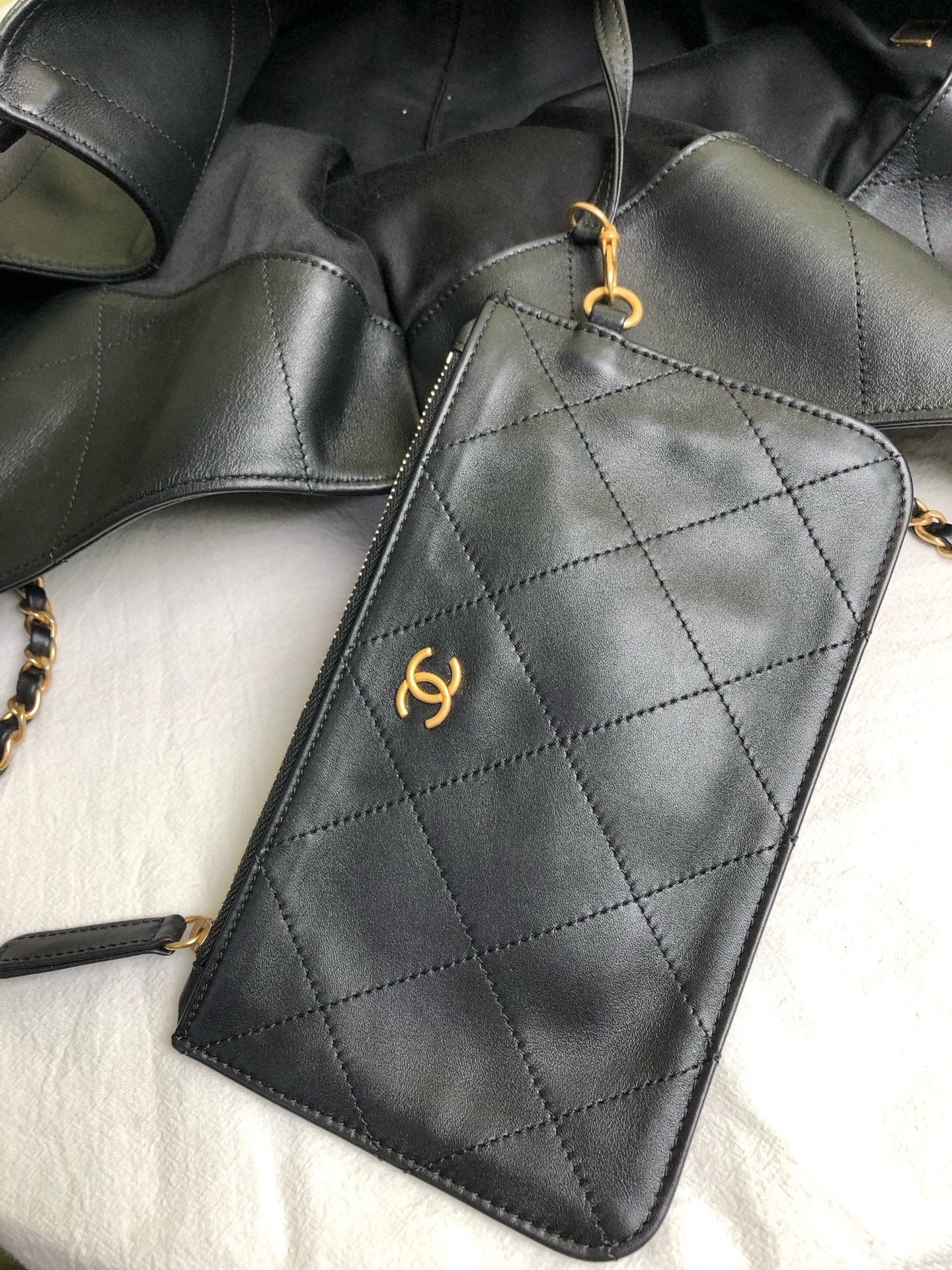 Chanel Metal Black Tote
