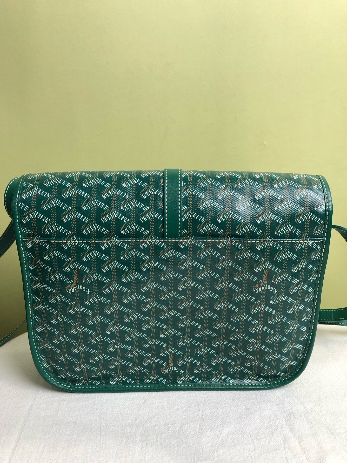 Goyard Green Messenger Bag