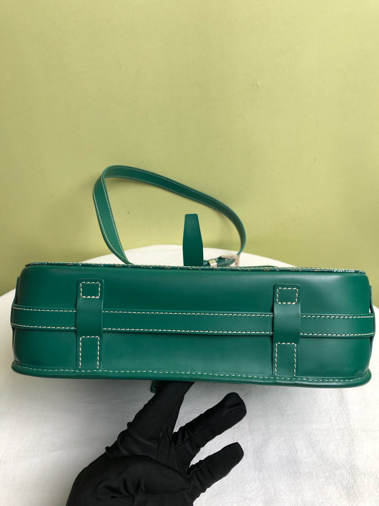 Goyard Green Messenger Bag
