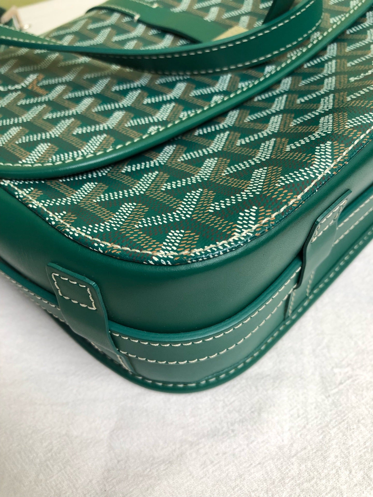 Goyard Green Messenger Bag