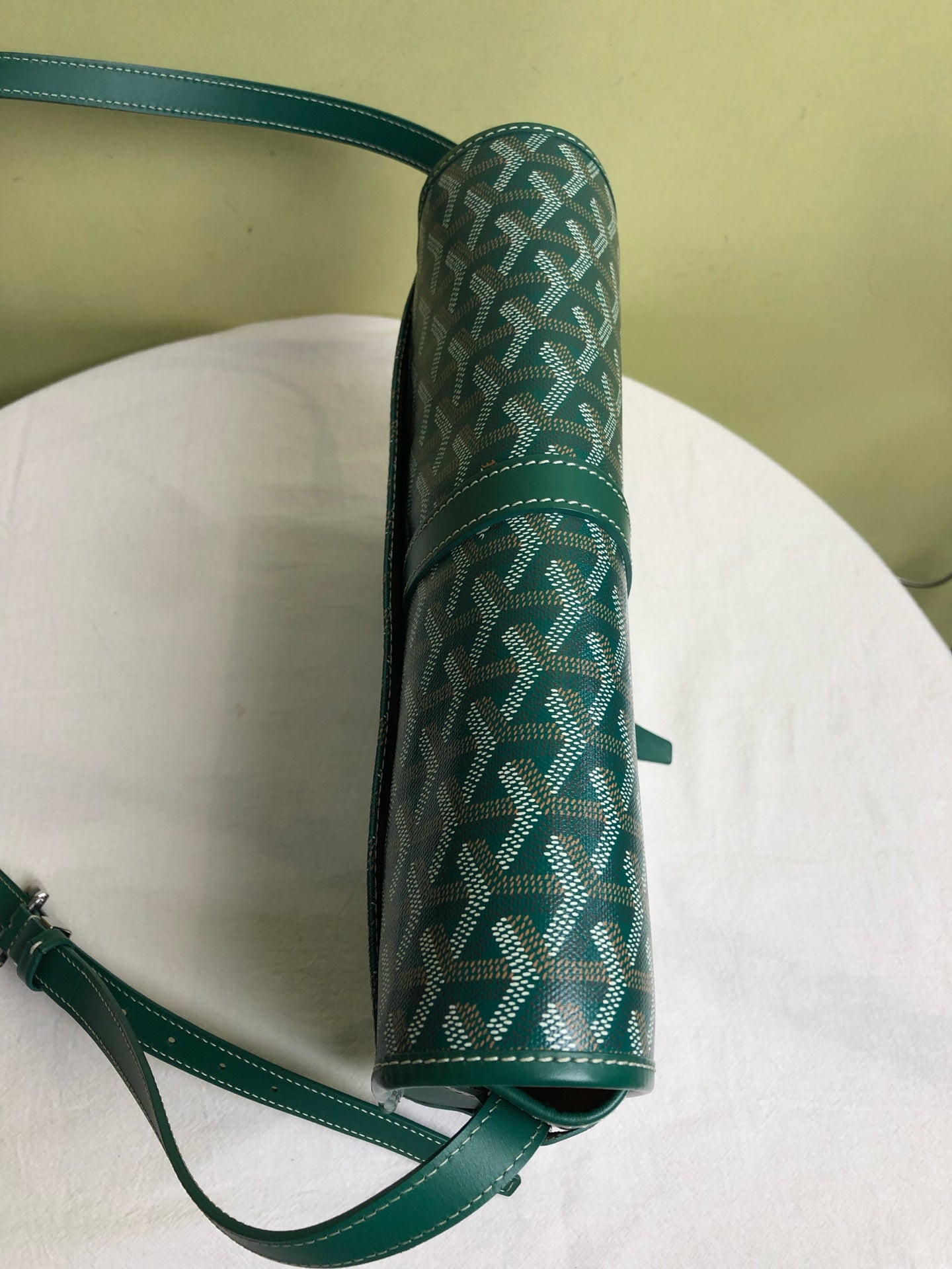 Goyard Green Messenger Bag