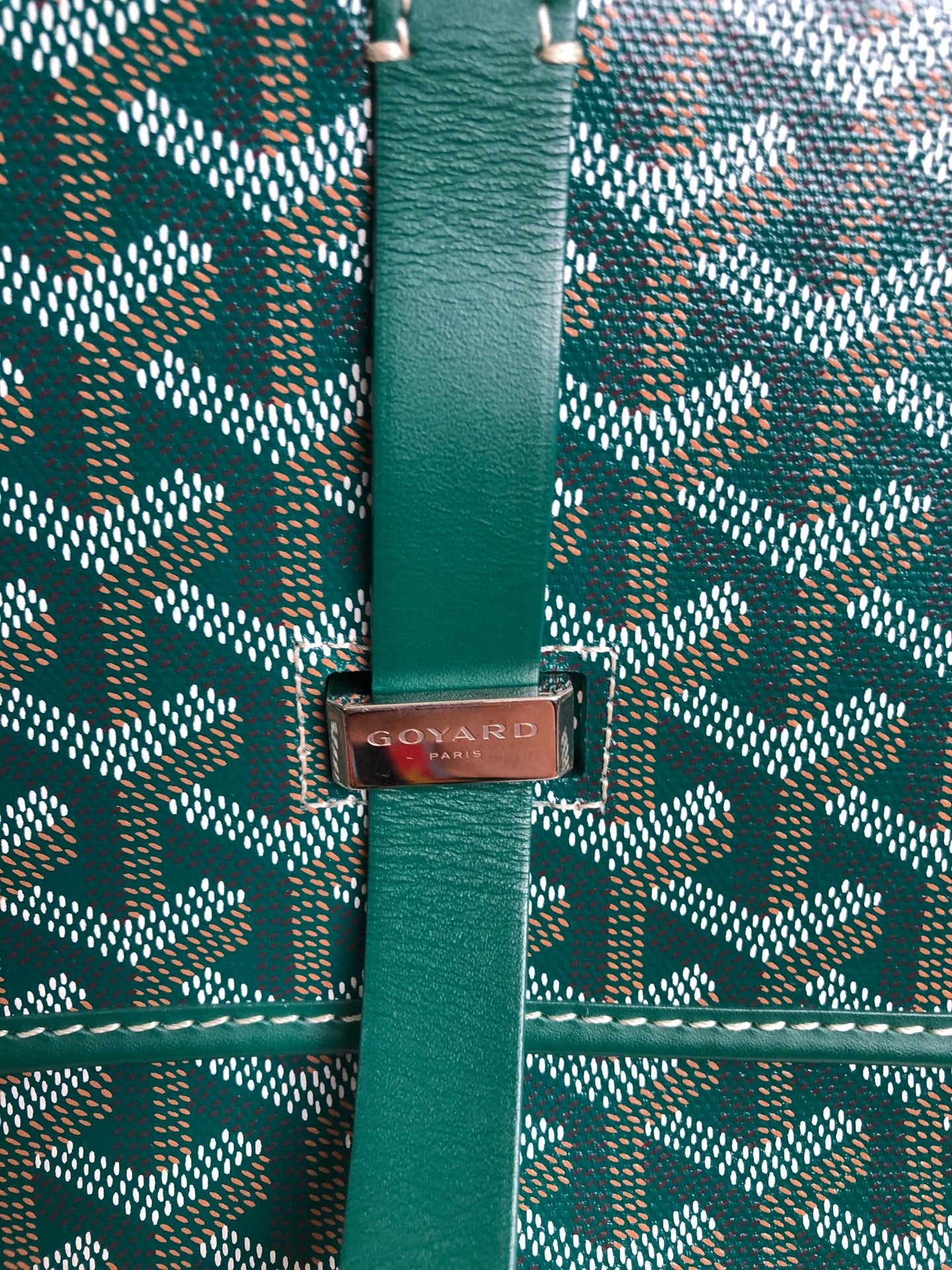 Goyard Green Messenger Bag
