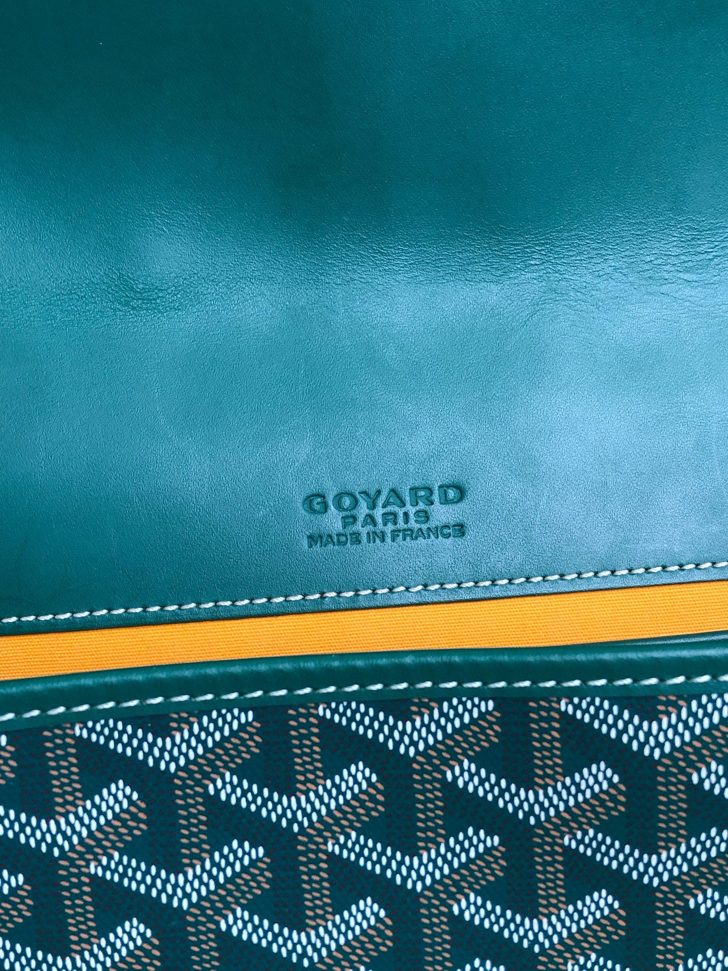 Goyard Green Messenger Bag