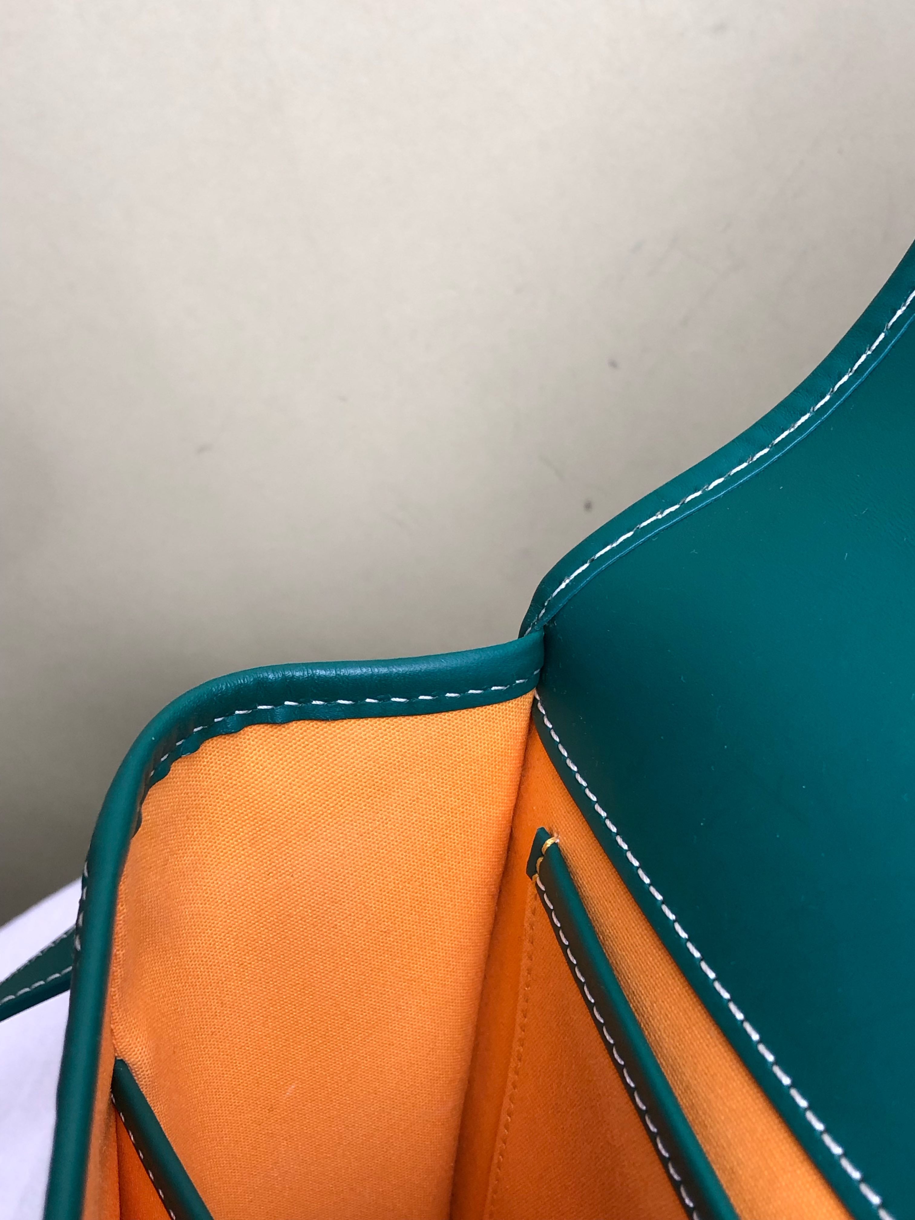 Goyard Green Messenger Bag