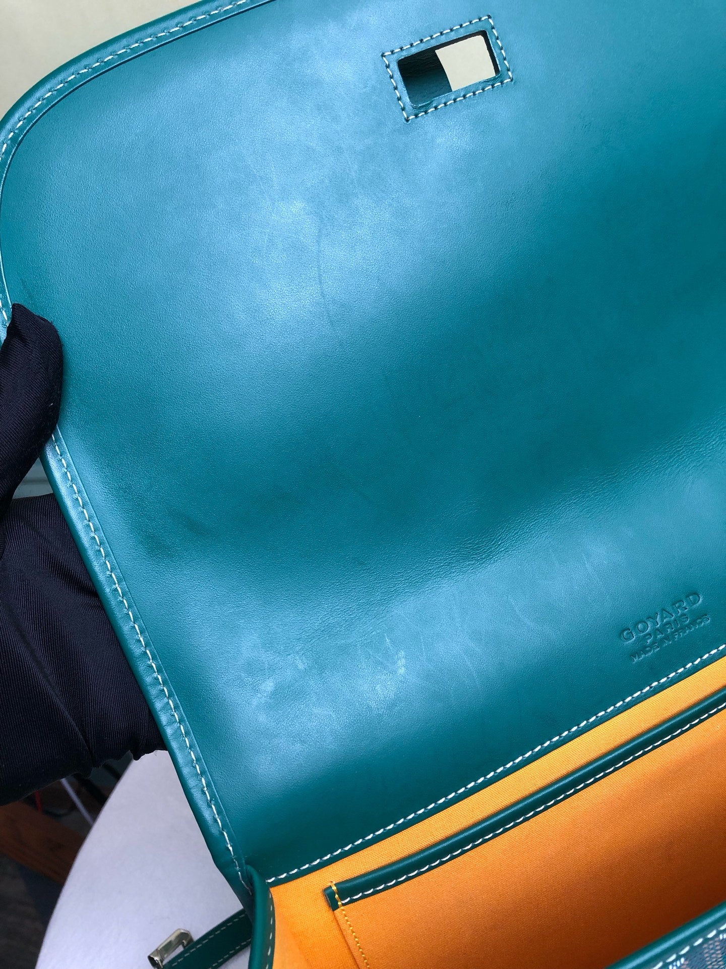 Goyard Green Messenger Bag