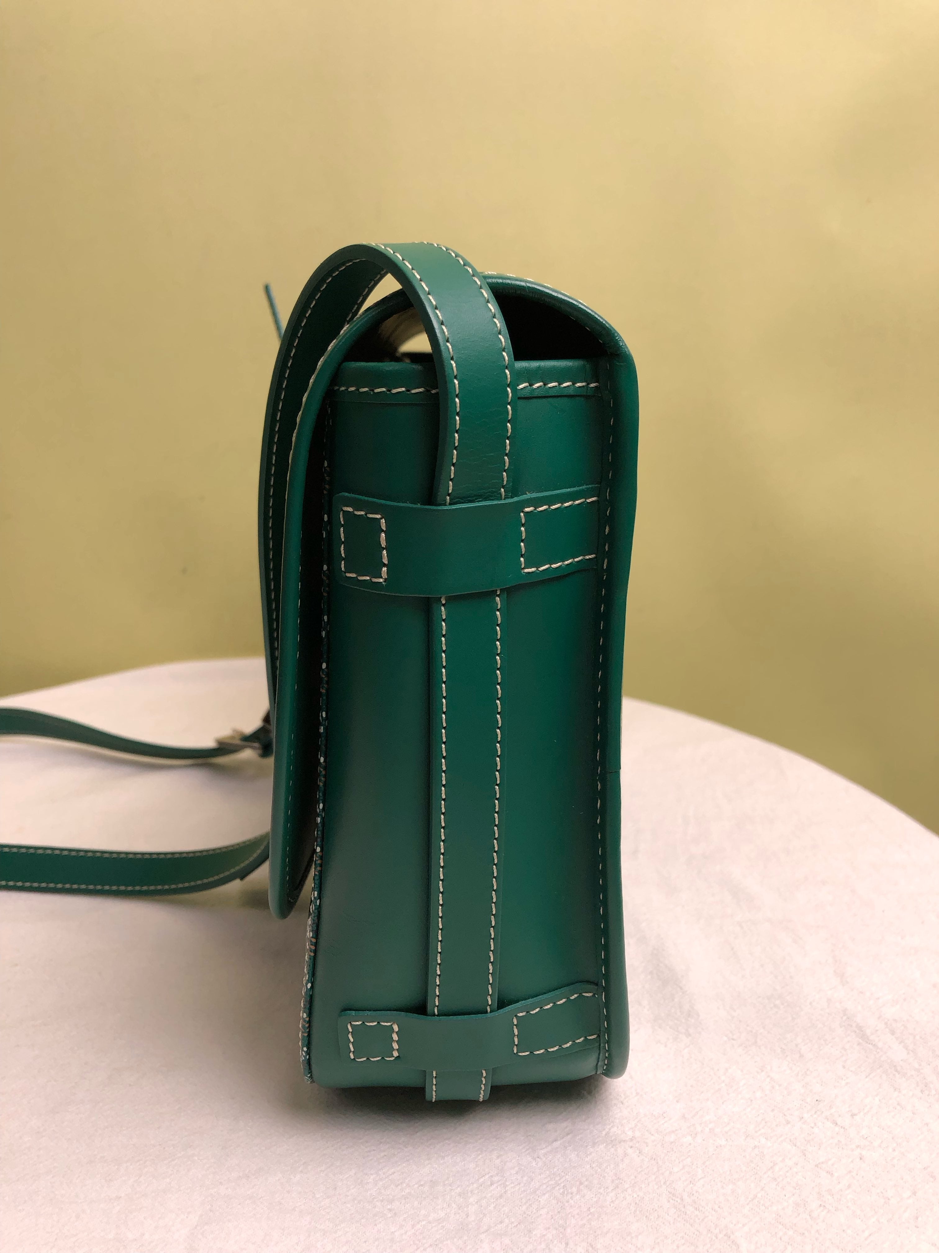 Goyard Green Messenger Bag
