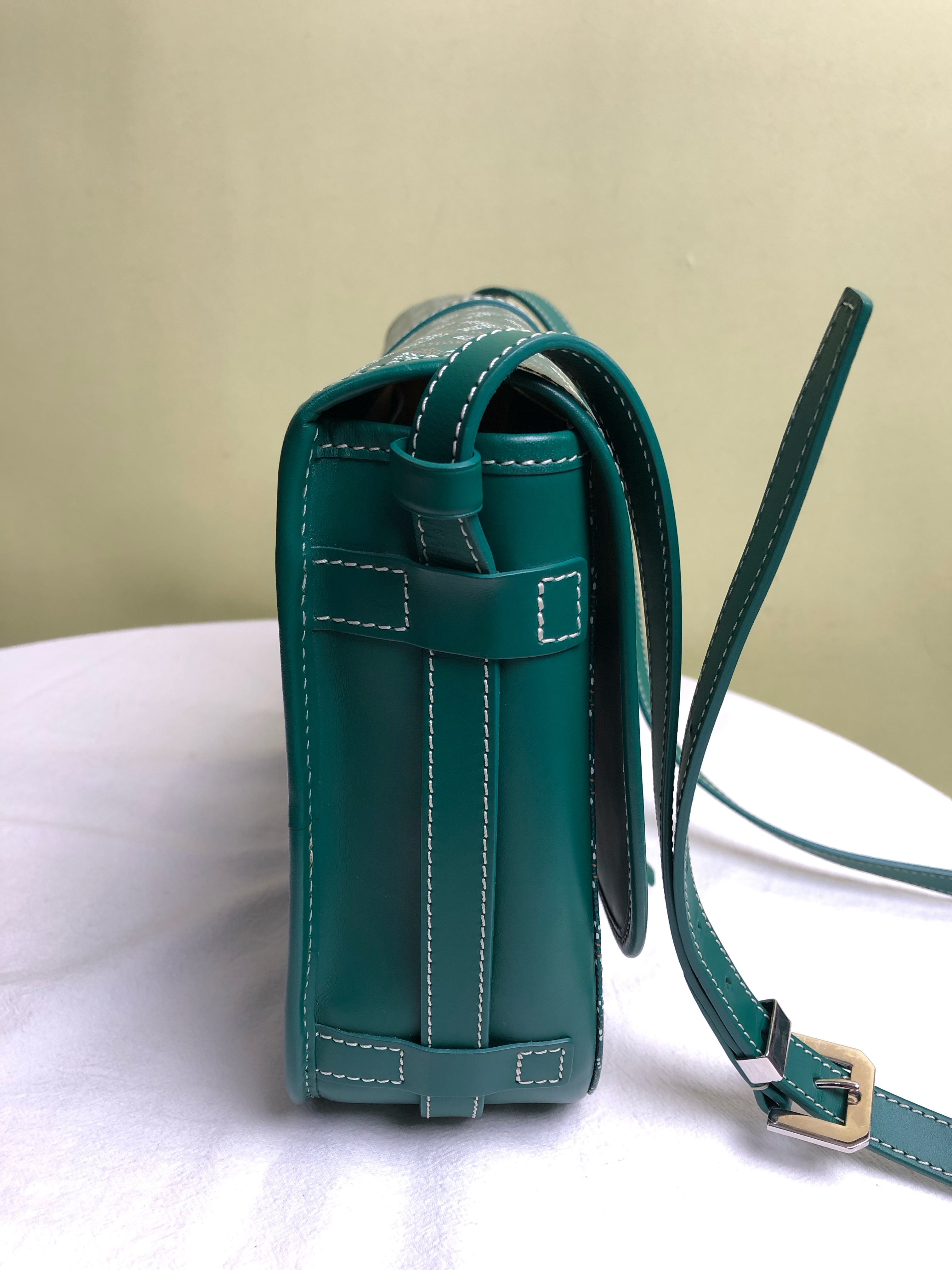 Goyard Green Messenger Bag