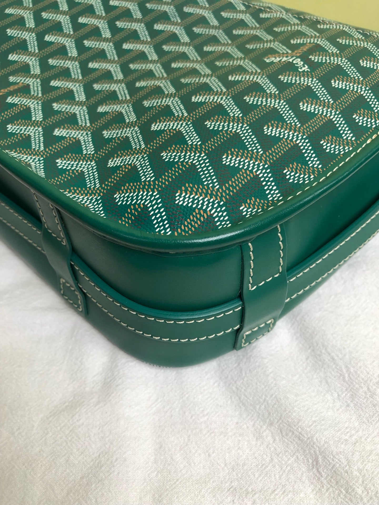 Goyard Green Messenger Bag