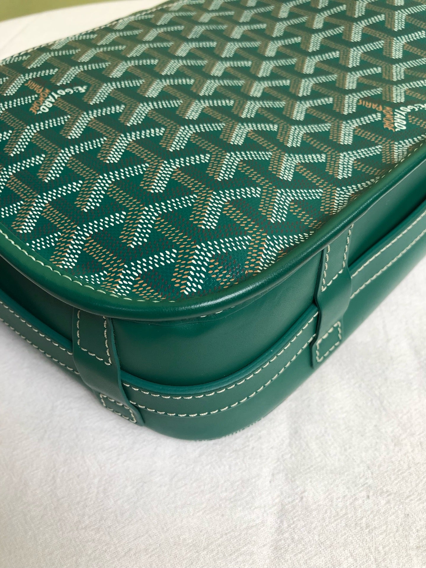 Goyard Green Messenger Bag