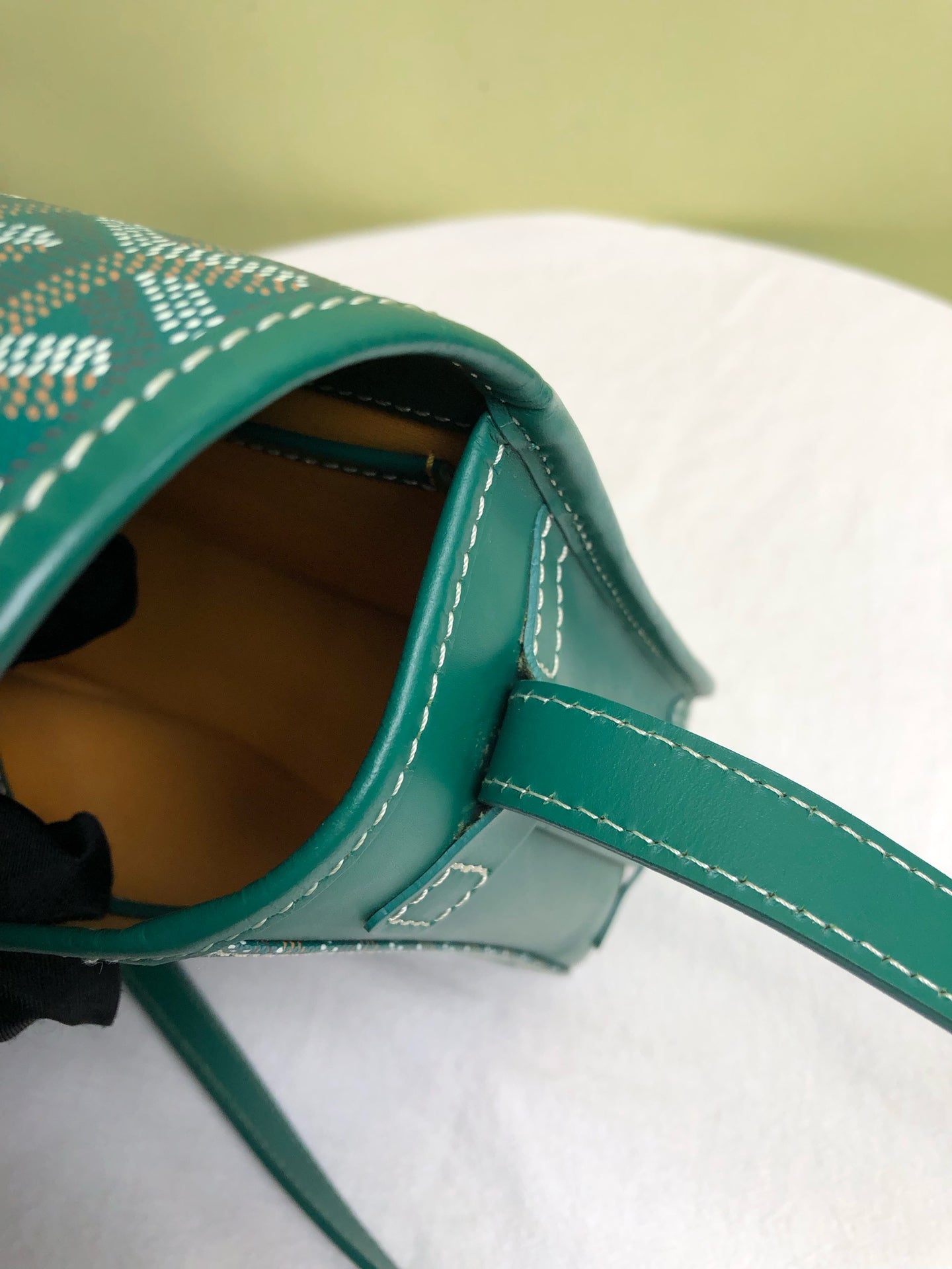 Goyard Green Messenger Bag