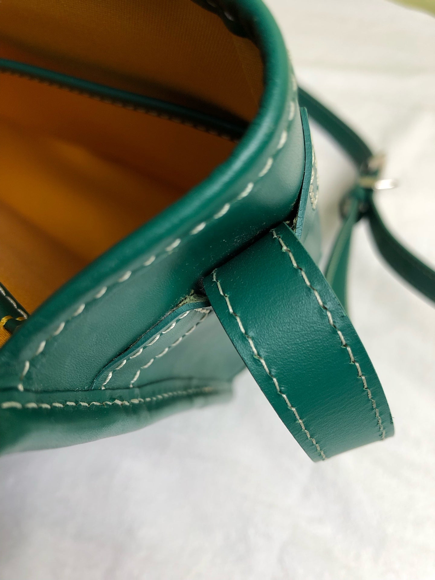 Goyard Green Messenger Bag