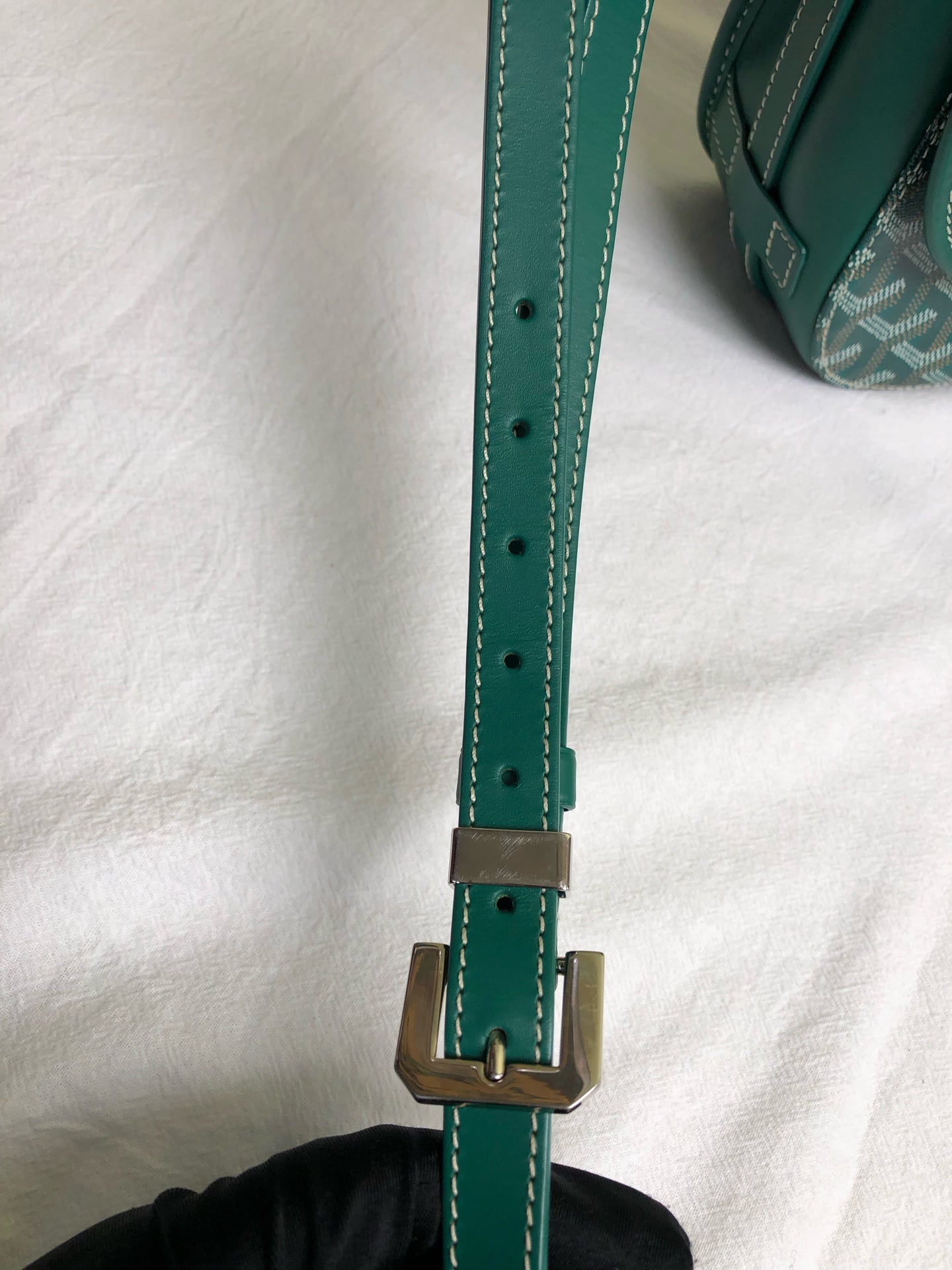 Goyard Green Messenger Bag