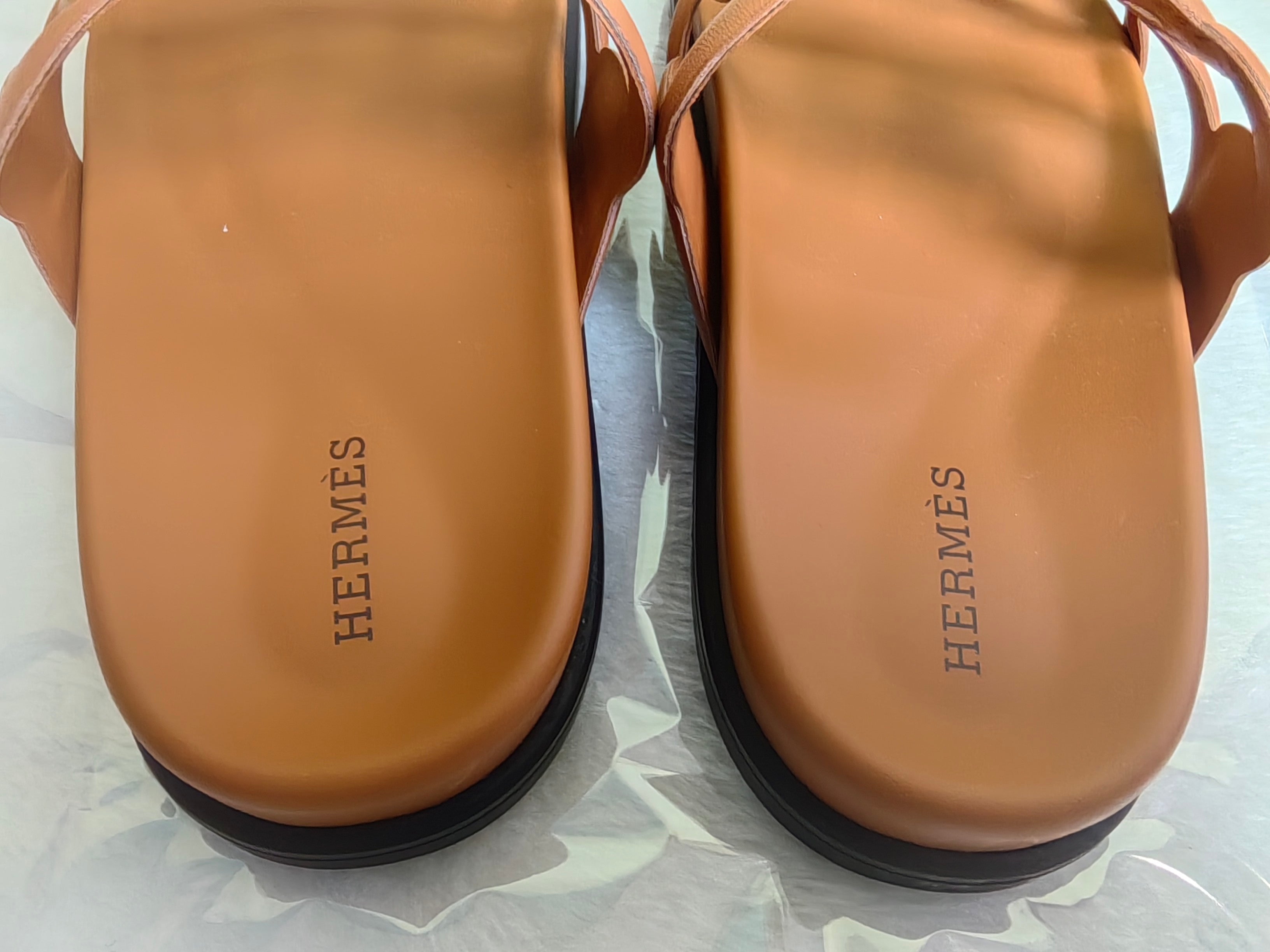 Hermes Brown Flip flop