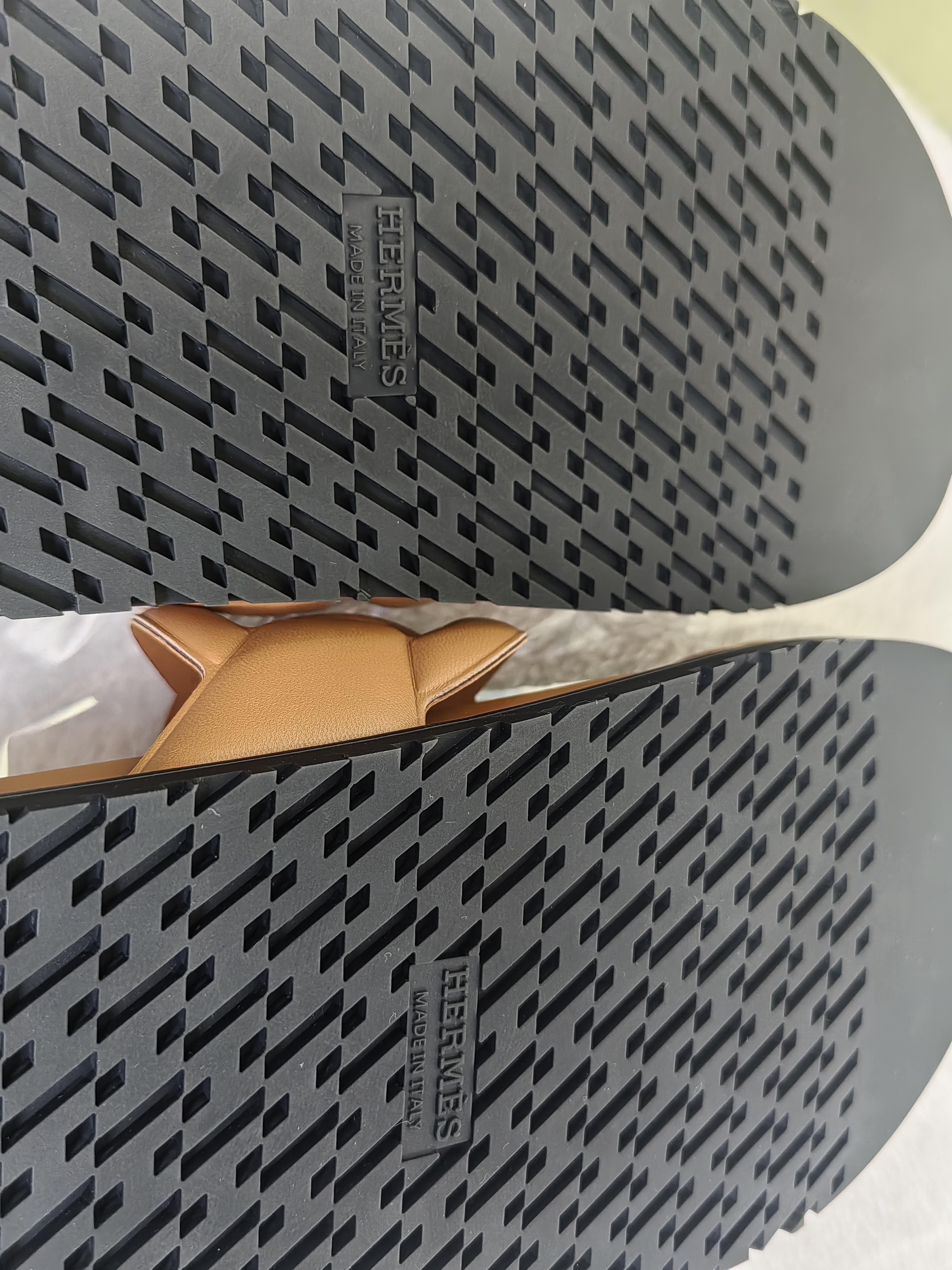 Hermes Brown Flip flop