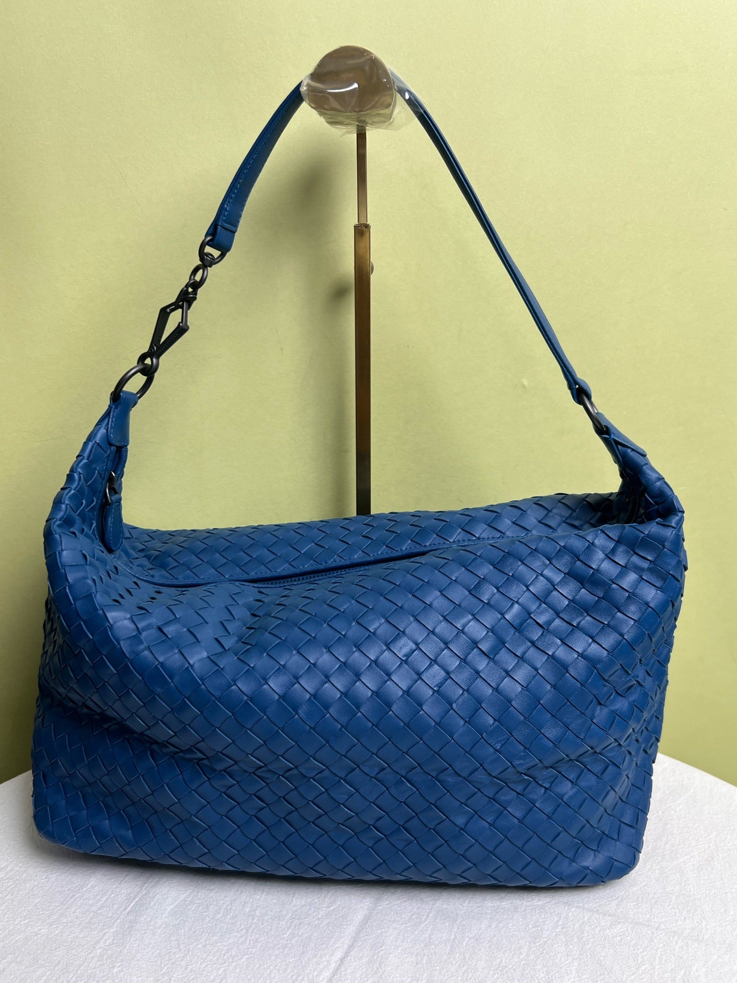 Bottega Veneta Blue Satchel
